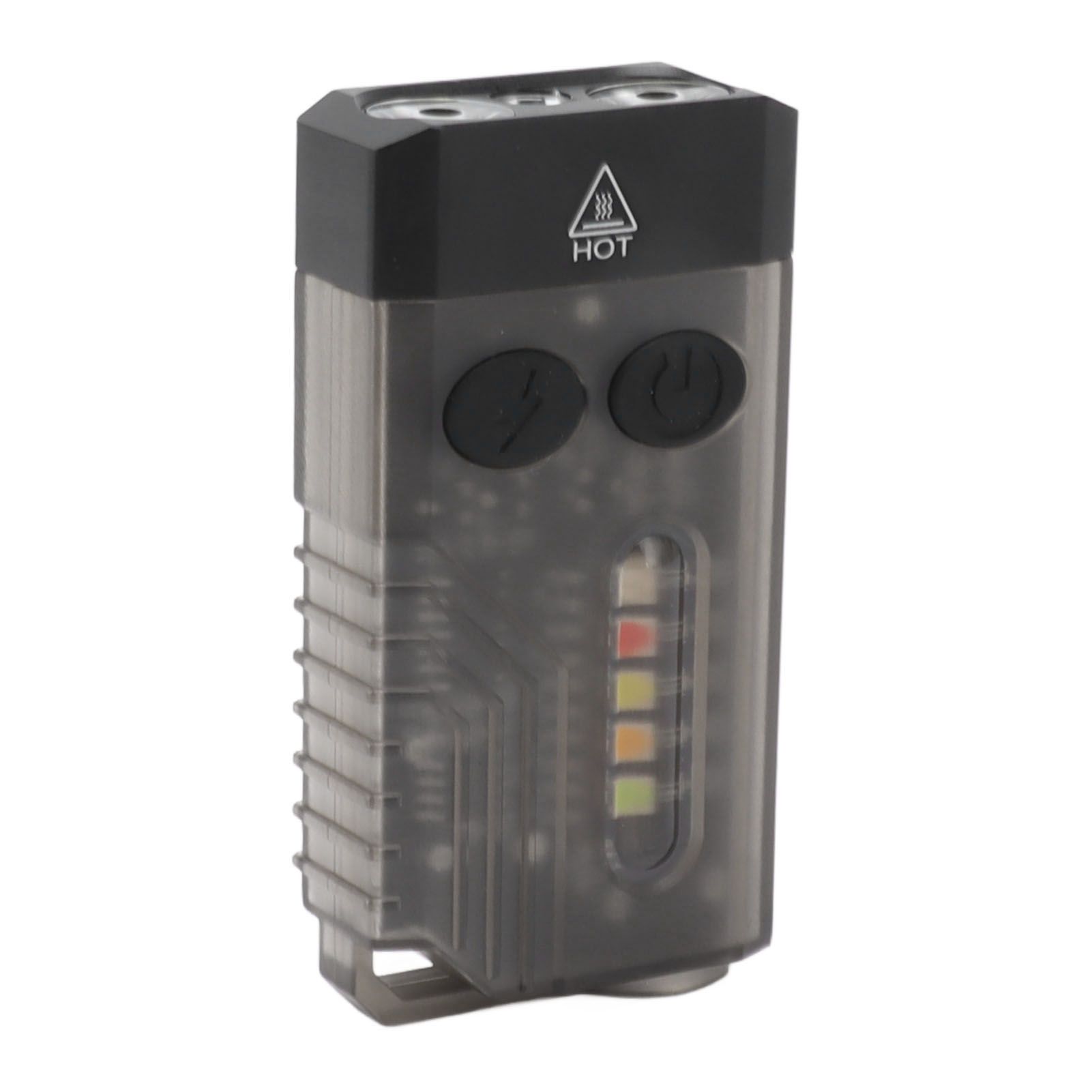 Mini Flashlight Portable Rechargeable Buzzer Alarm Keychain Light for Camping view 5