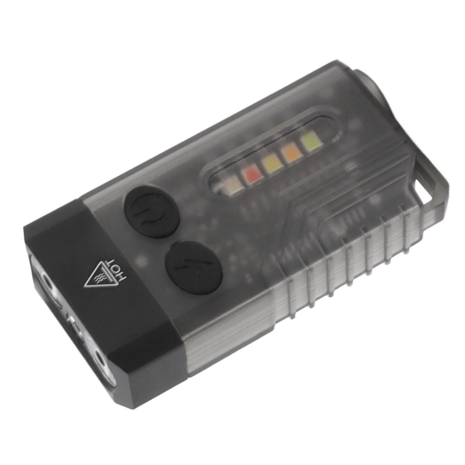 Mini Flashlight Portable Rechargeable Buzzer Alarm Keychain Light for Camping view 7