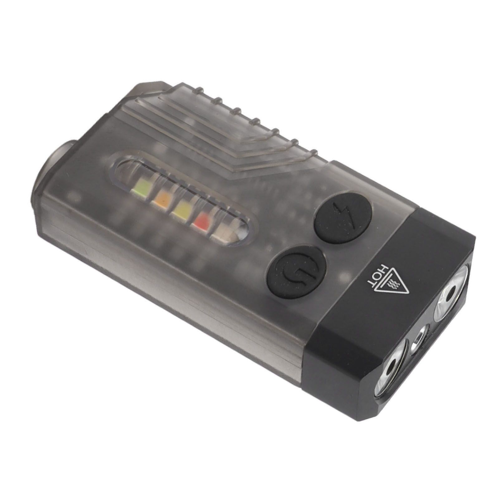 Mini Flashlight Portable Rechargeable Buzzer Alarm Keychain Light for Camping view 8