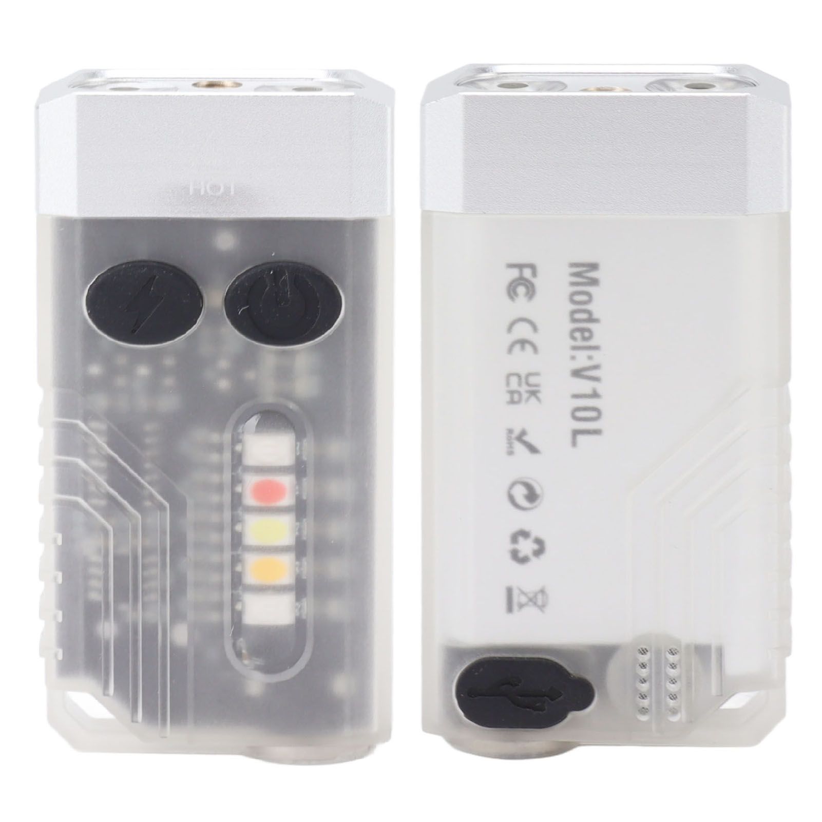 Keychain EDC Flashlight 3.7V 1000mAh IP65 365nm Rechargeable Mini Keychain view 10