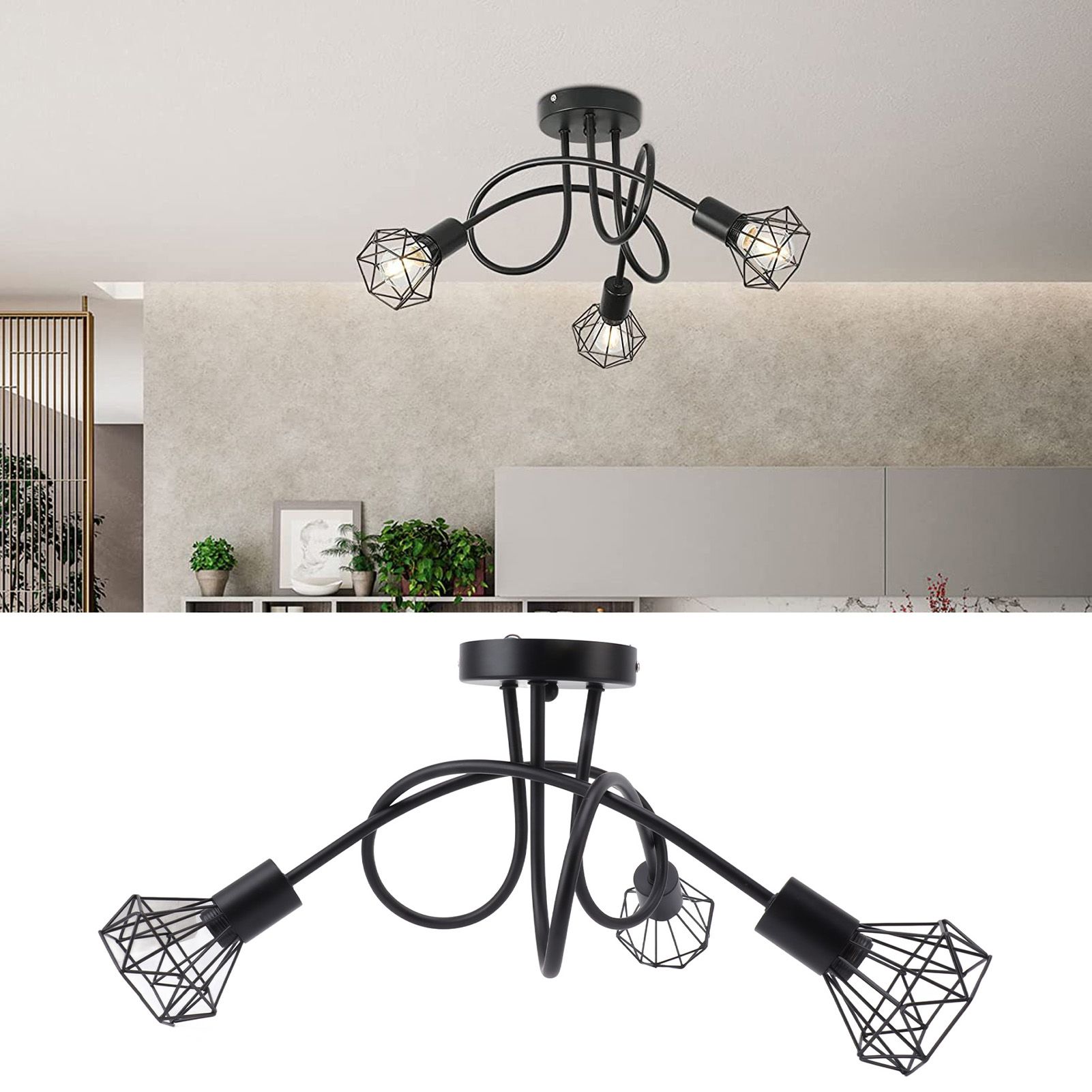 Chandelier Light Fixture LED Modern Pendant Light E14 Modern LED Chandelier view 12