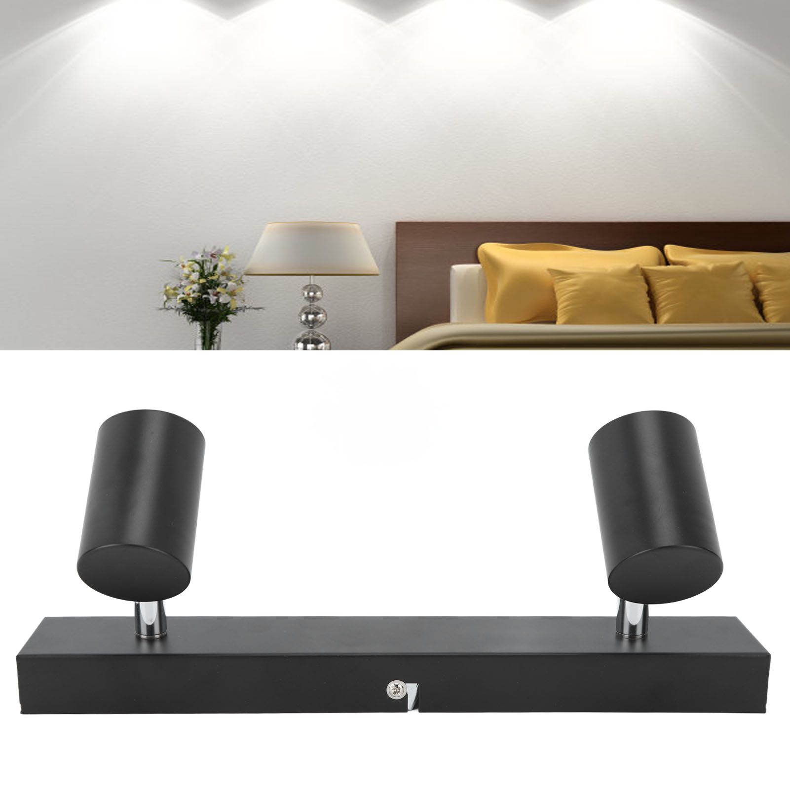 LED Track Light Two Bulb Fixed Rail with Rotating Heads Ceiling Track Light view 12