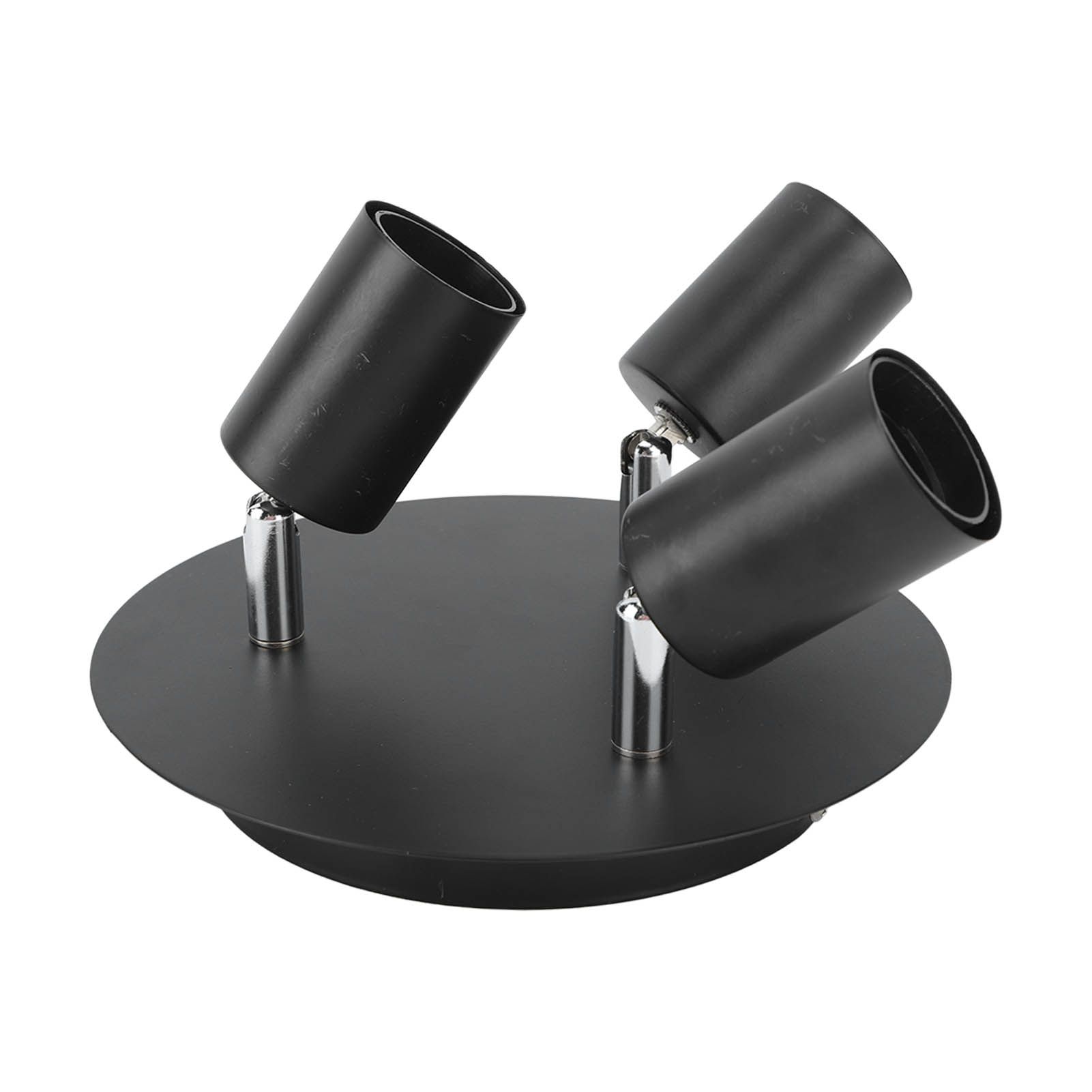 Ceiling Spotlight Holder 3 Head Rotating Lamp Base Ceiling Lamp Holder E27 view 6