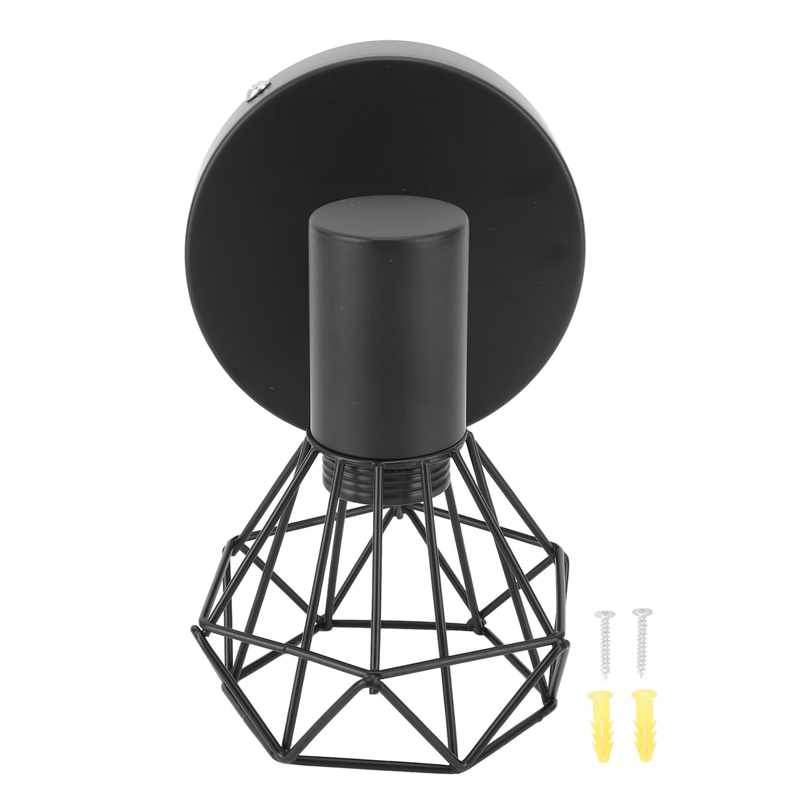 Adjustable Lamp Holder Industrial Black E14 Wall Mounted Light Bulb Holder for