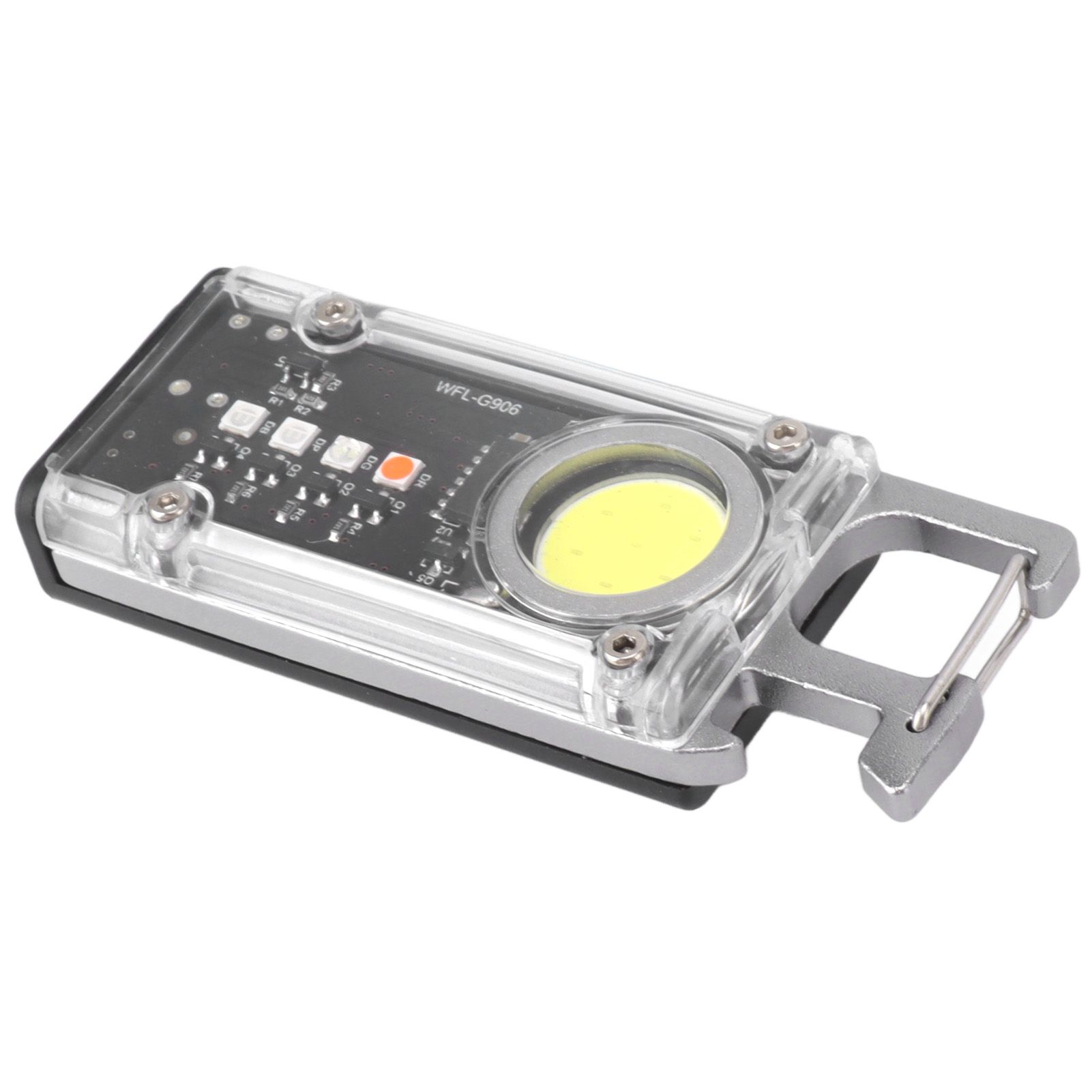 800LM COB Keychain Work Light Rechargeable Mini LED Flashlightht Outdoor view 2
