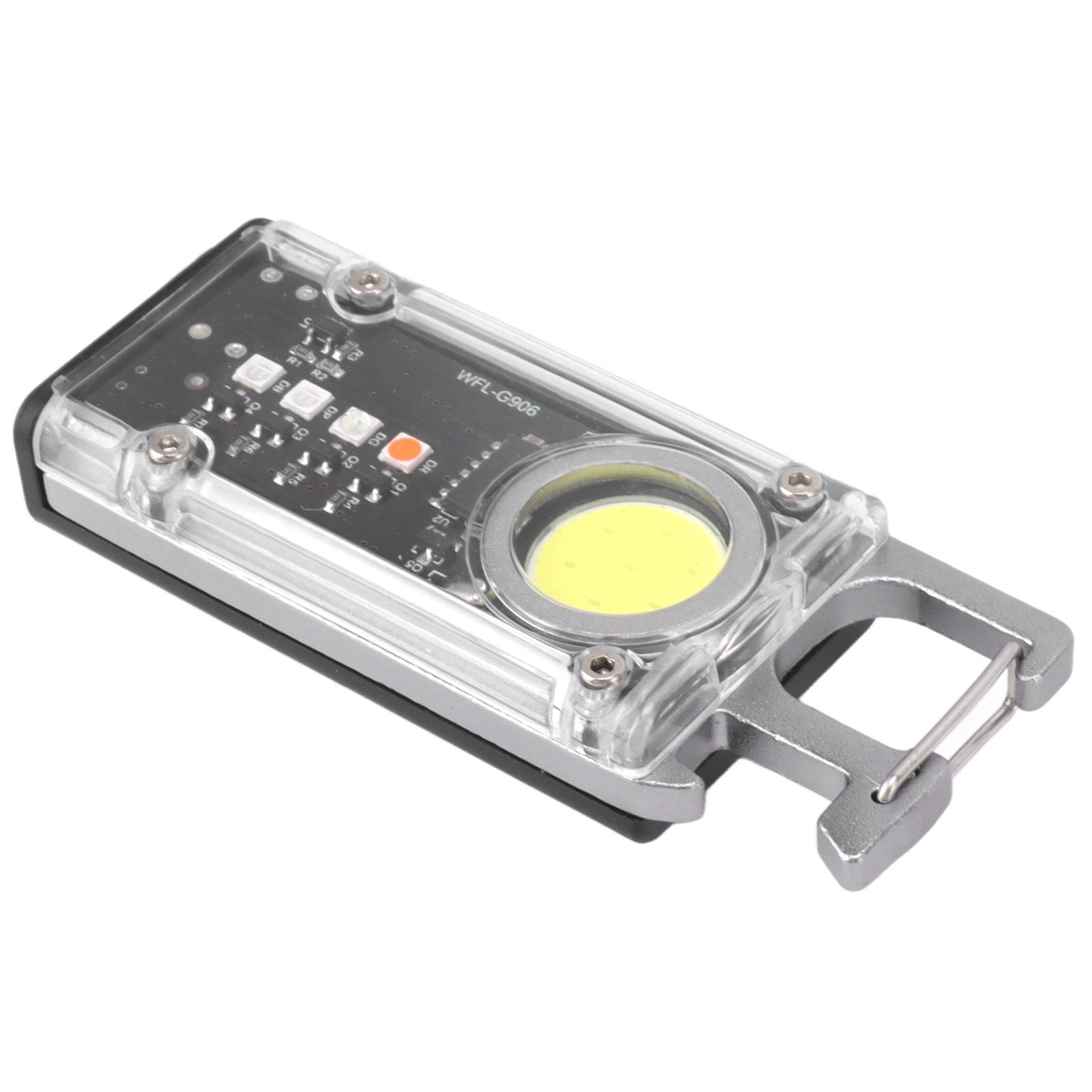 800LM COB Keychain Work Light Rechargeable Mini LED Flashlightht Outdoor view 4