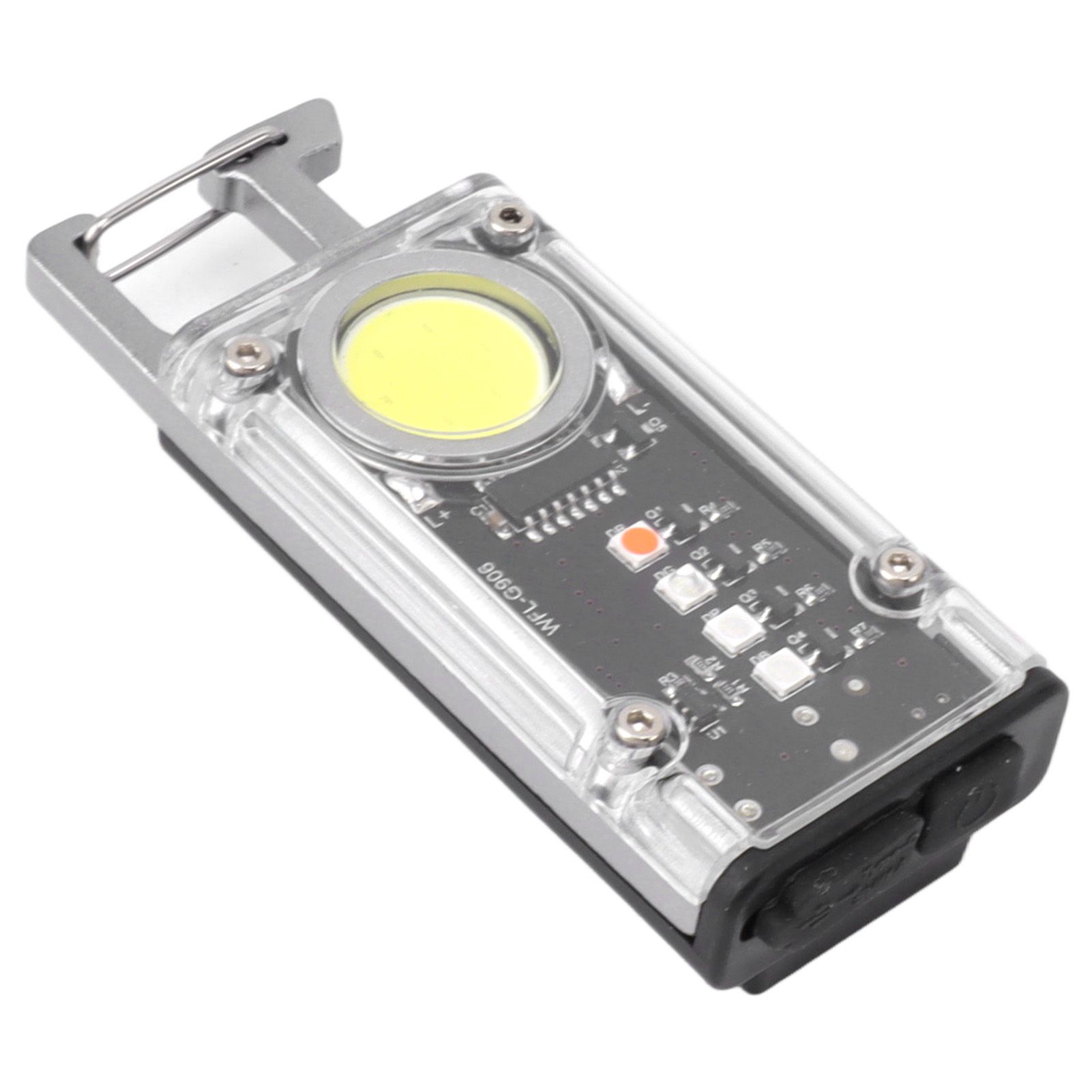 800LM COB Keychain Work Light Rechargeable Mini LED Flashlightht Outdoor view 5