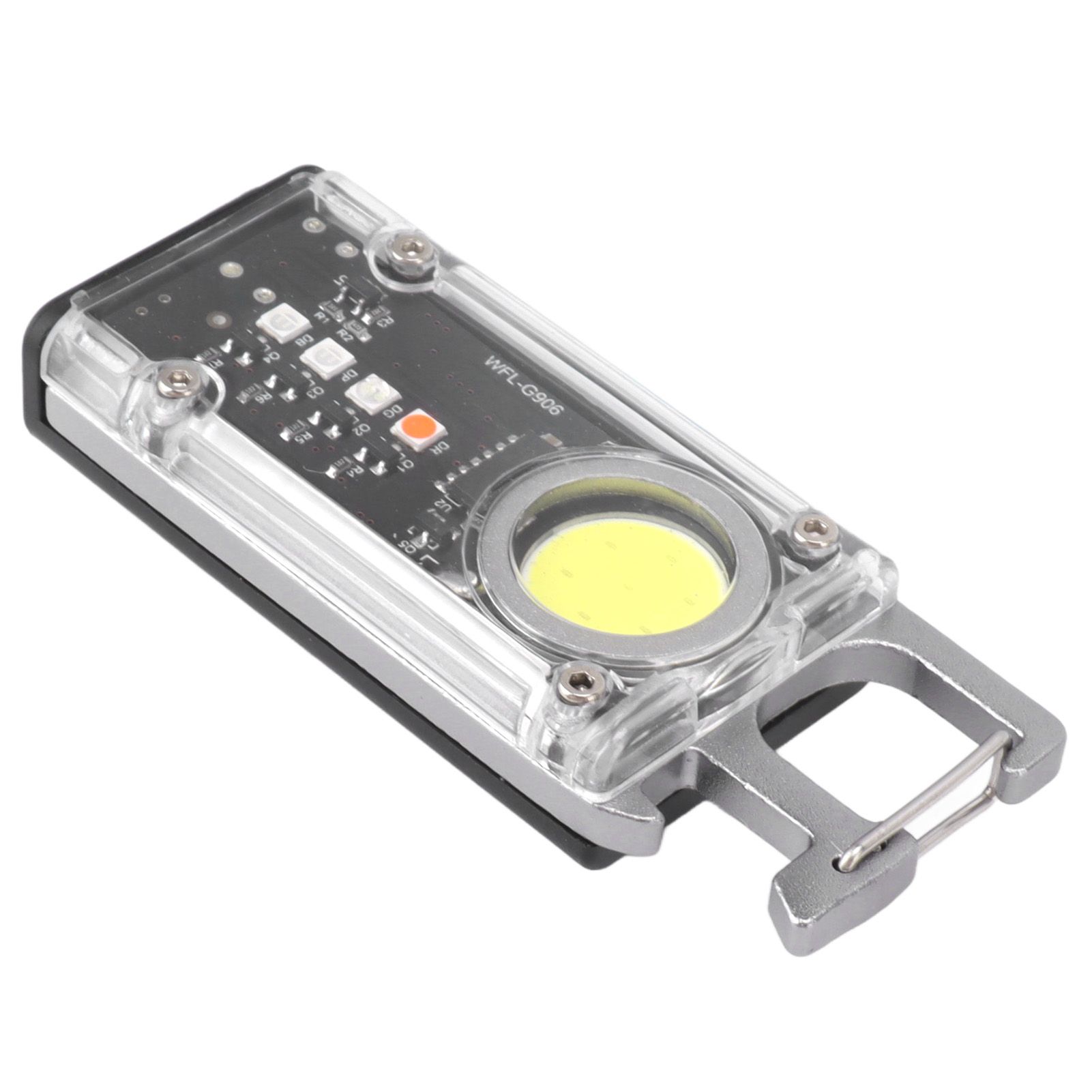 800LM COB Keychain Work Light Rechargeable Mini LED Flashlightht Outdoor view 8