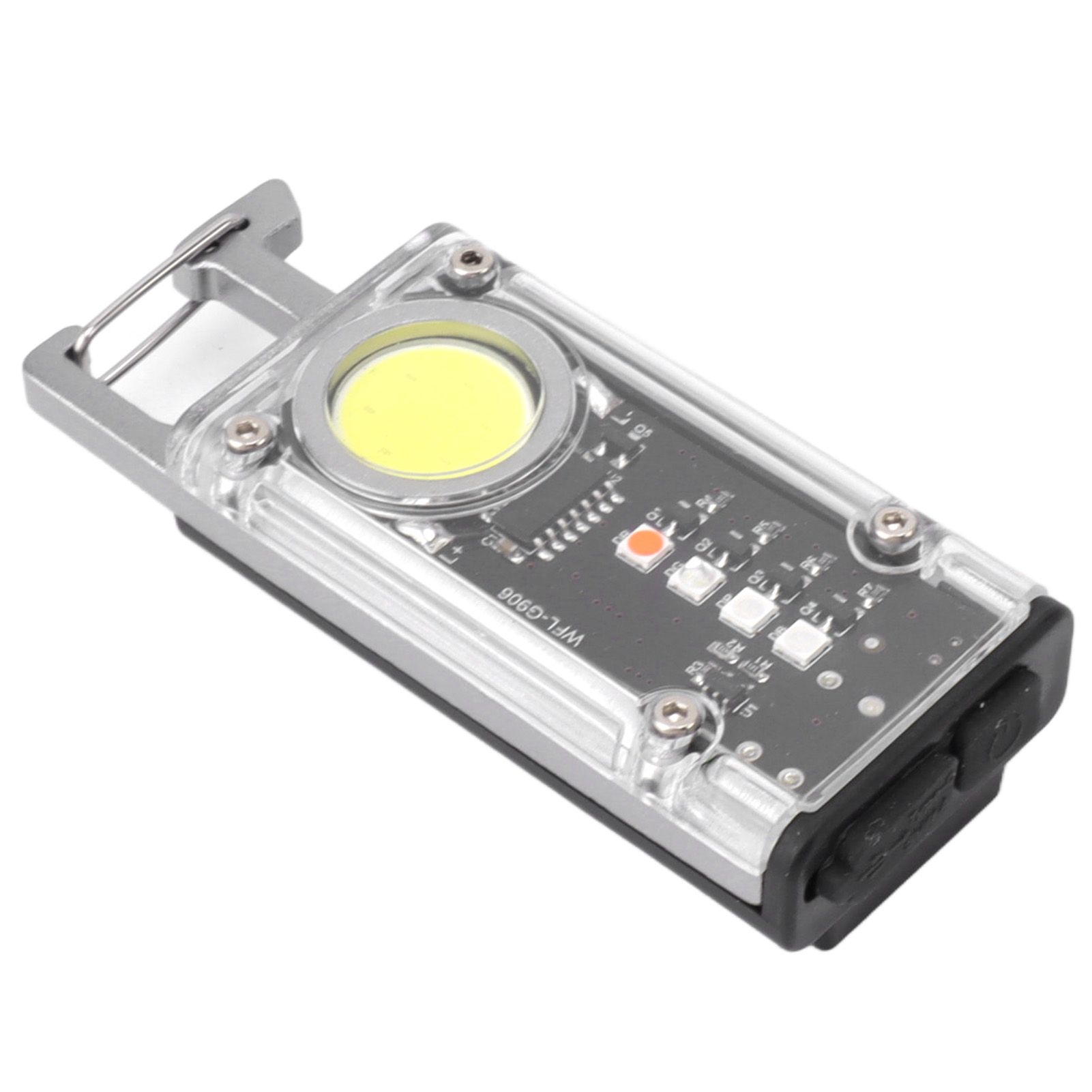 800LM COB Keychain Work Light Rechargeable Mini LED Flashlightht Outdoor view 10