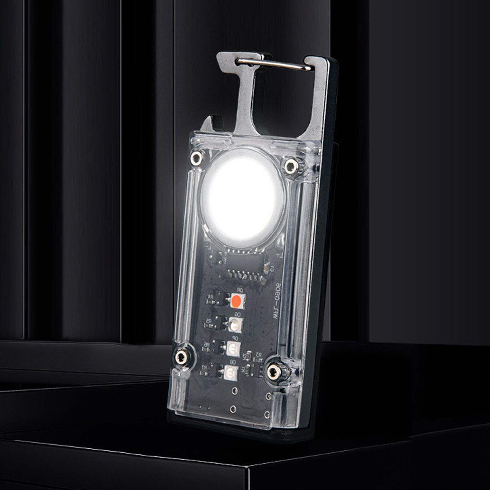 800LM COB Keychain Work Light Rechargeable Mini LED Flashlightht Outdoor view 11