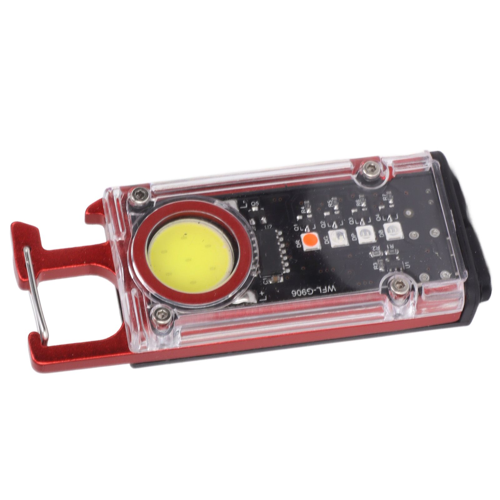800LM COB Keychain Work Light Rechargeable Mini LED Flashlightht Outdoor view 8