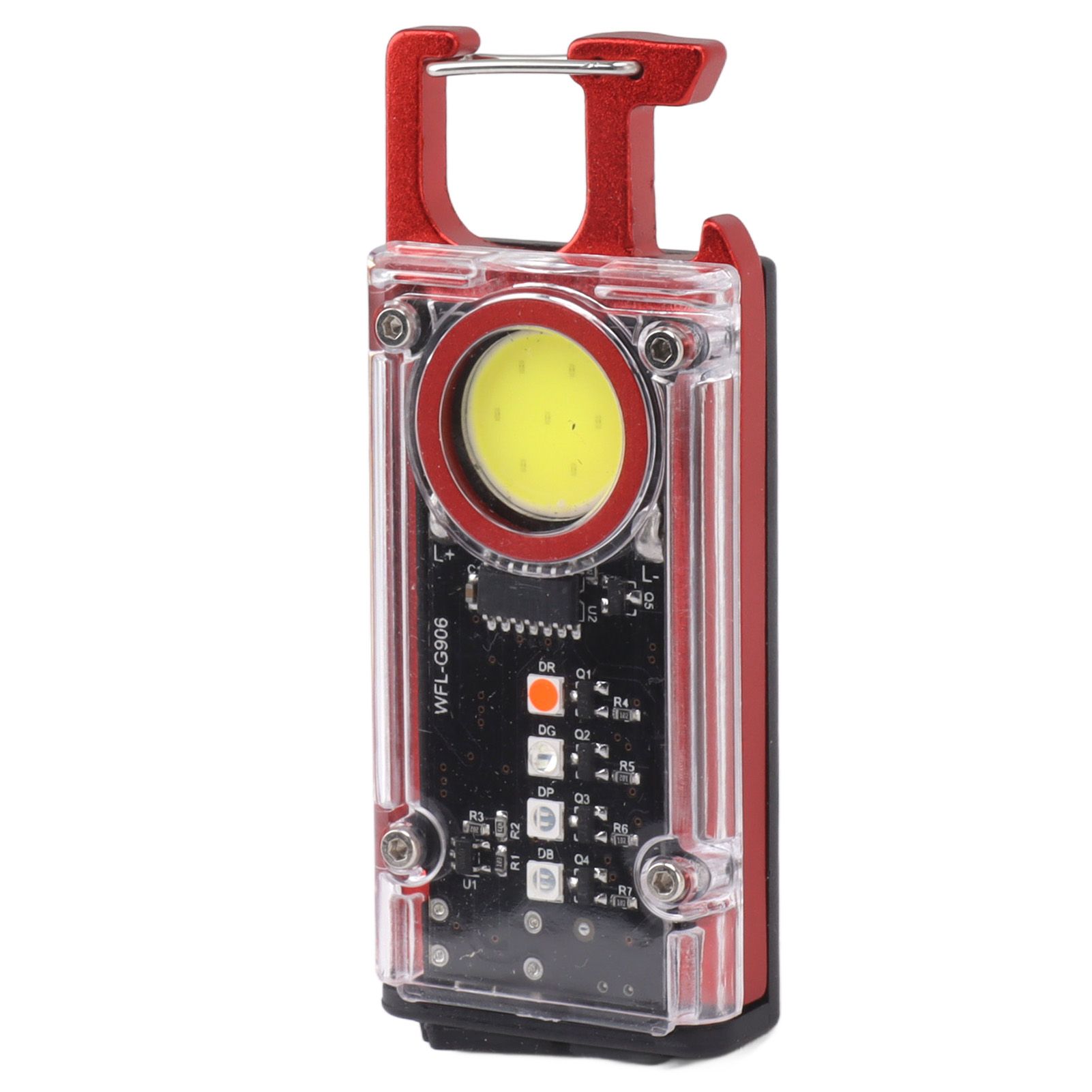 800LM COB Keychain Work Light Rechargeable Mini LED Flashlightht Outdoor view 9