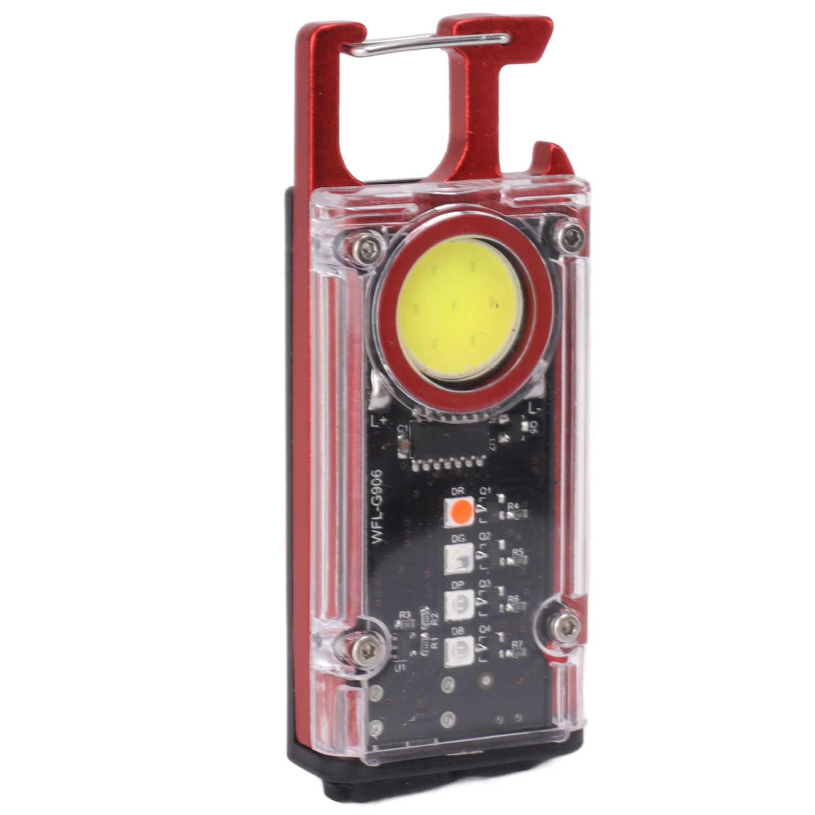 800LM COB Keychain Work Light Rechargeable Mini LED Flashlightht Outdoor view 10