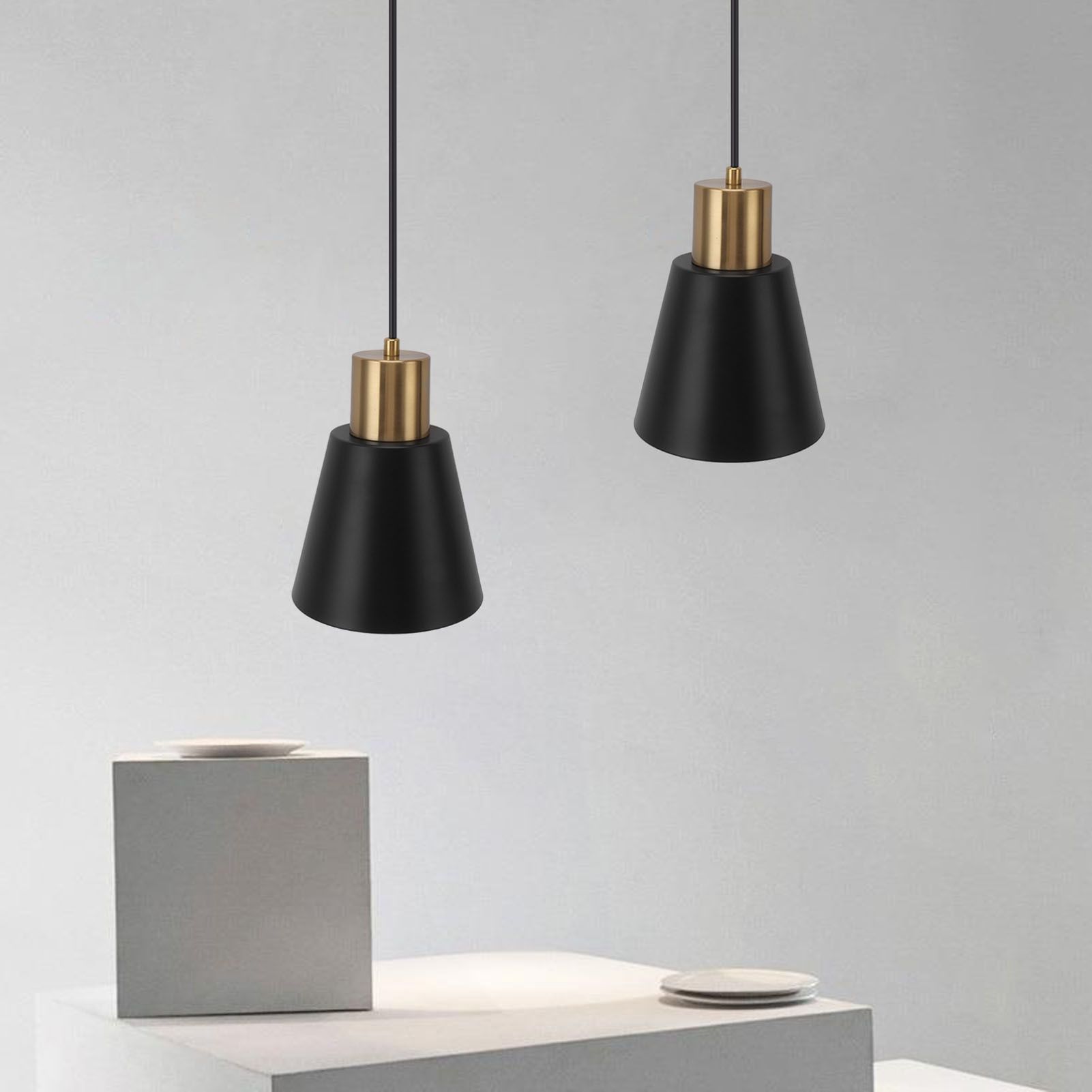 Pendant Lighting Black Metal Industrial Pendant Light Fixture Modern Nordic view 11