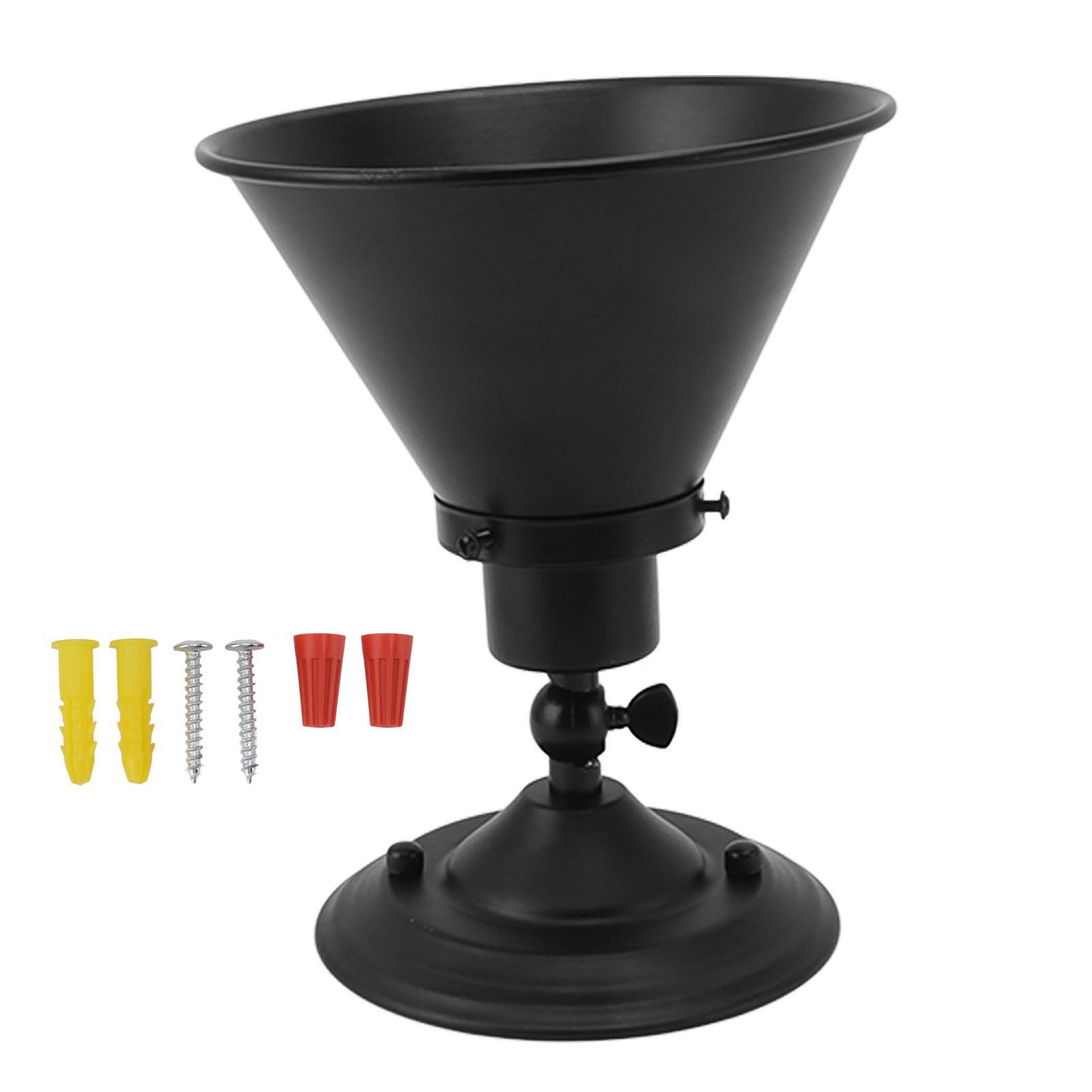 Adjustable Wall Lamp Holder Adjustable Black 85‑265V 60W Wall Light Fixture