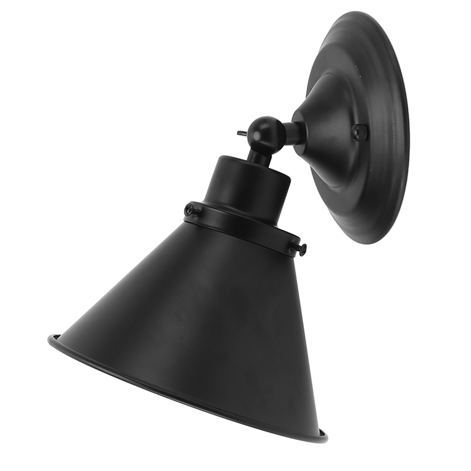 Adjustable Wall Lamp Holder Adjustable Black 85‑265V 60W Wall Light Fixture view 5