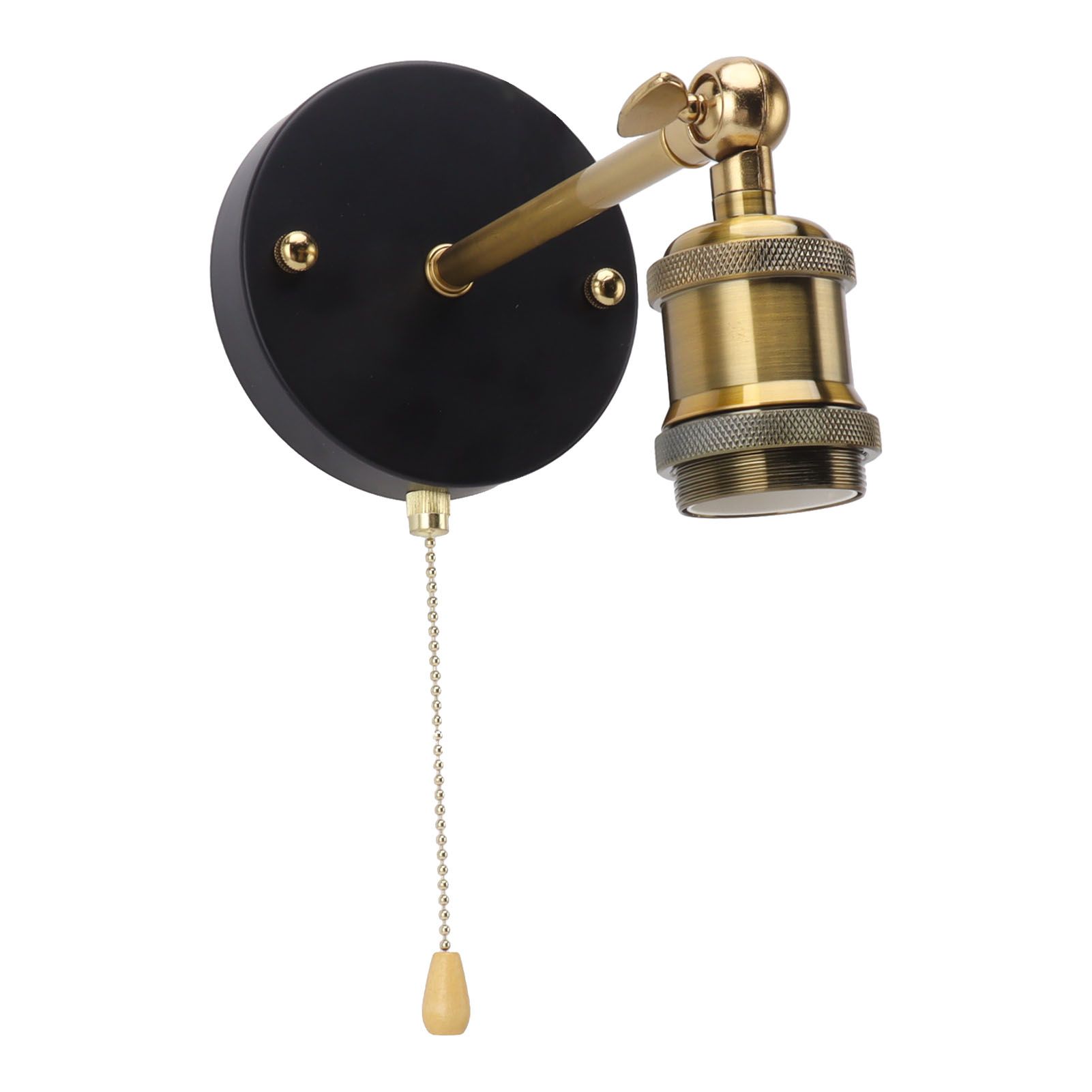 Retro Wall Sconce E27 E26 Iron Adjustable Vintage Wall Mounted Lamp Lighting view 8