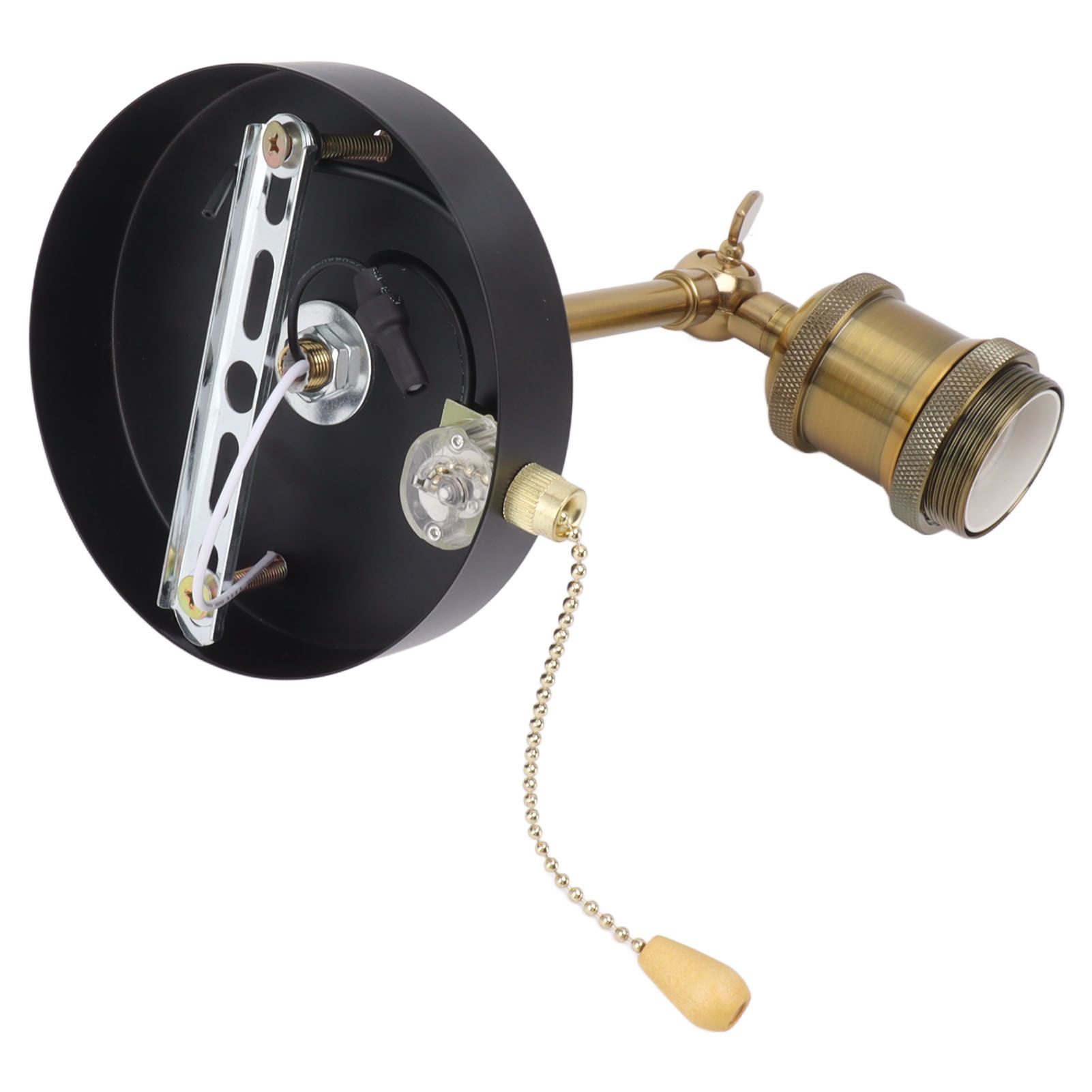 Retro Wall Sconce E27 E26 Iron Adjustable Vintage Wall Mounted Lamp Lighting view 10