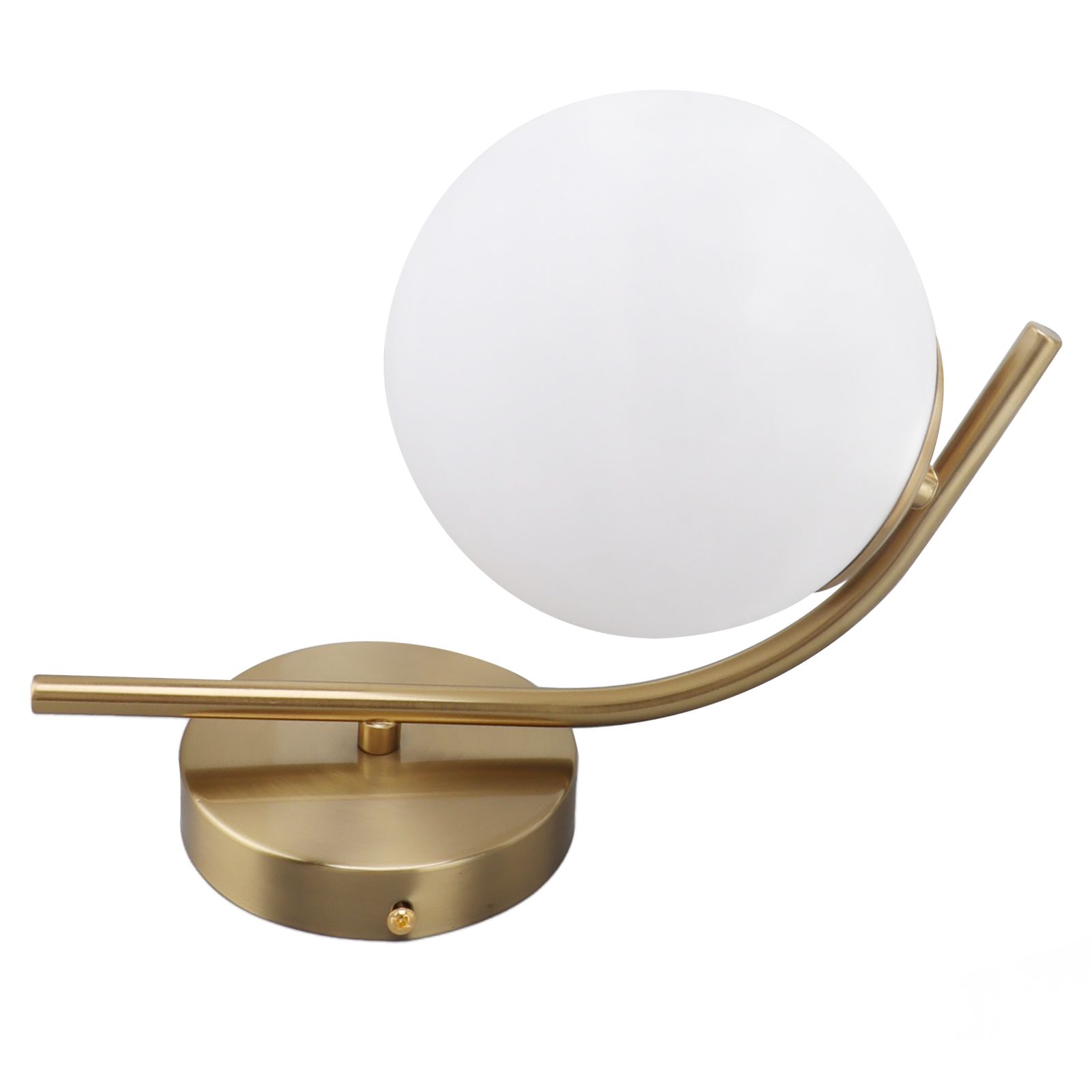 Glass Wall Sconce Indoor Wall Sconce Golden E27 E26 Wall Lamp Holder 85‑265V view 4