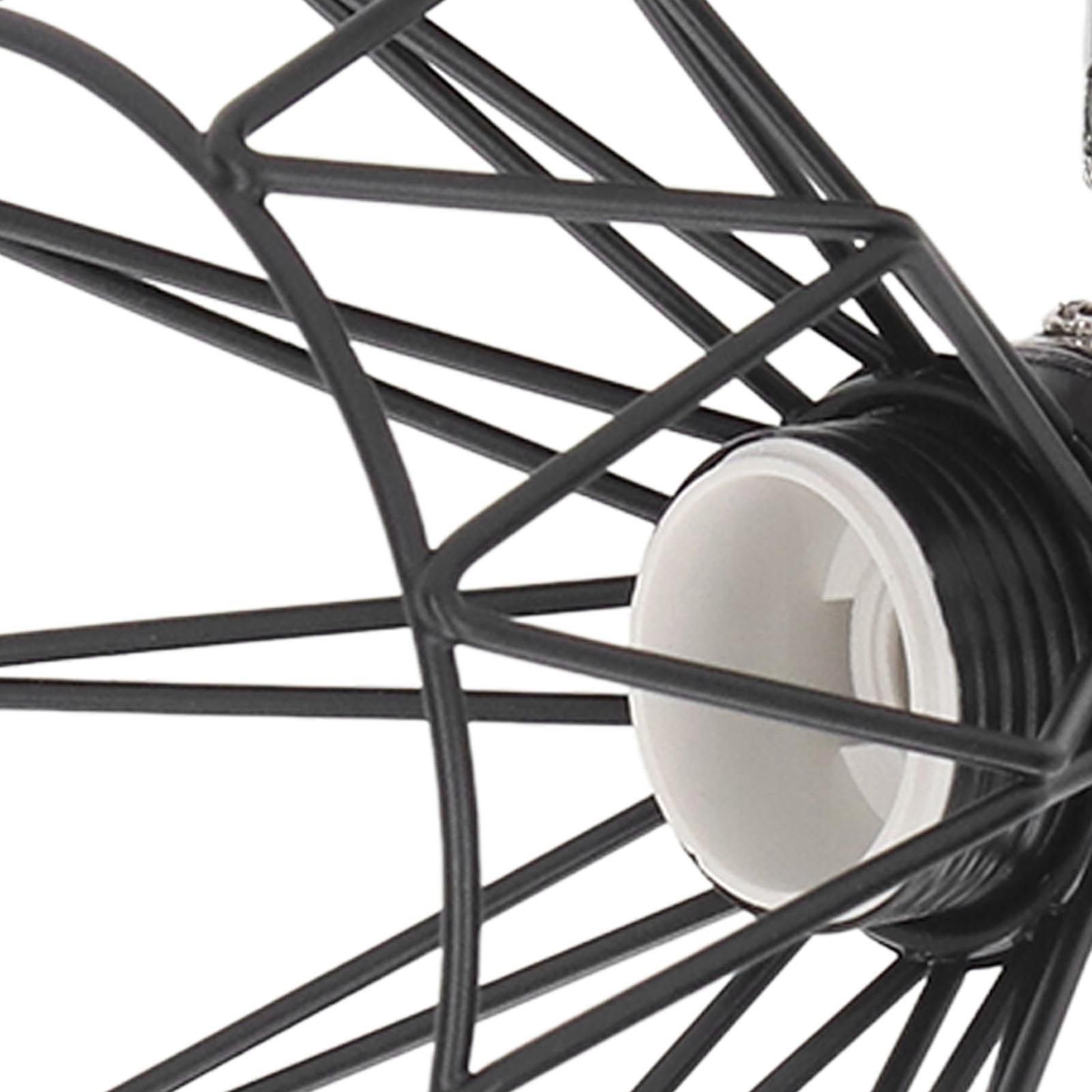 Wall Lamp Holder with Metal Cage E14 Industrial Style Metal Vintage Wall view 13