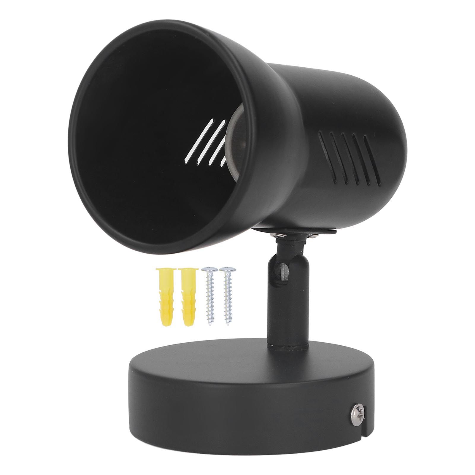 Wall Light Bulb Holder E26 Rotatable Matte Black Easy Installation Wall