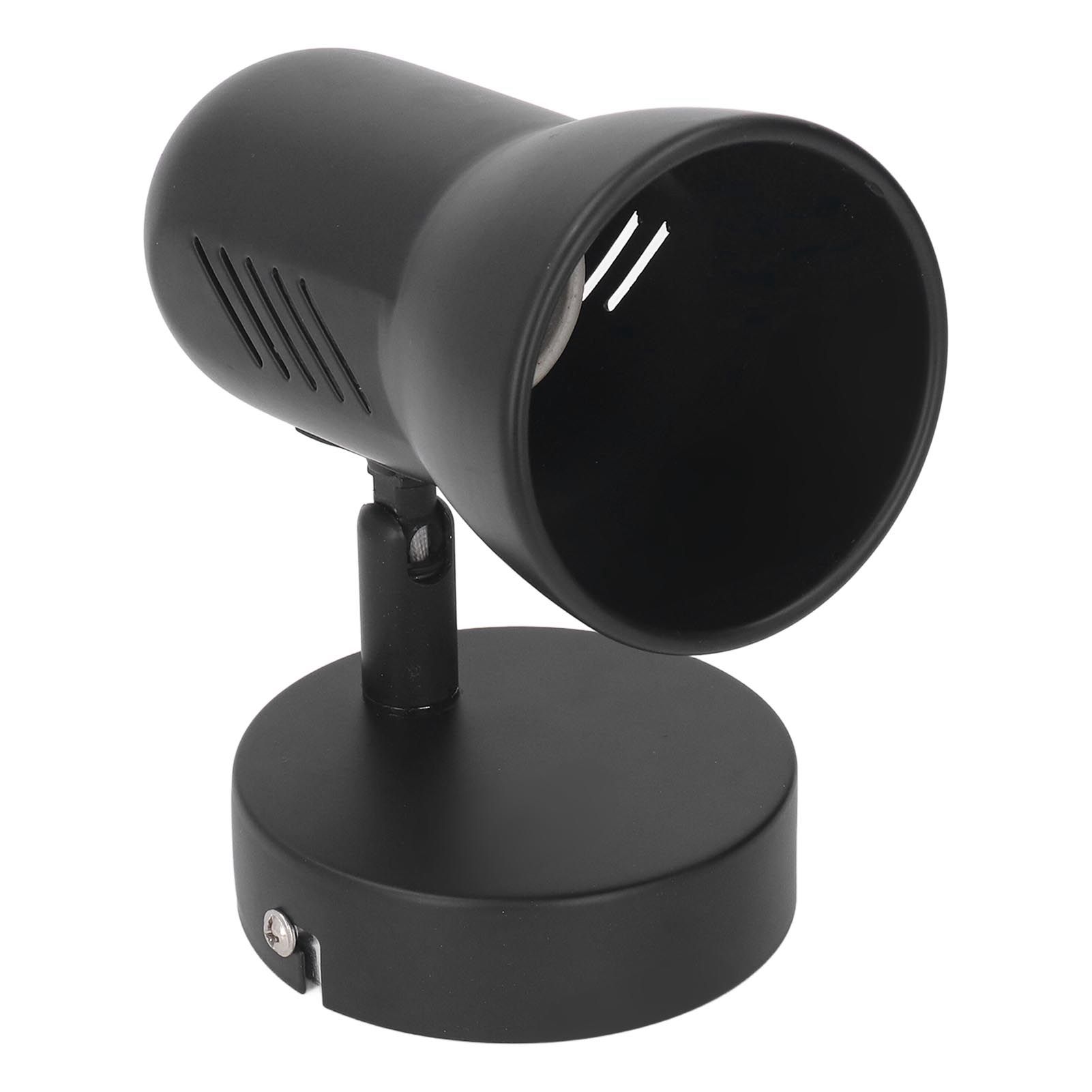 Wall Light Bulb Holder E26 Rotatable Matte Black Easy Installation Wall view 6