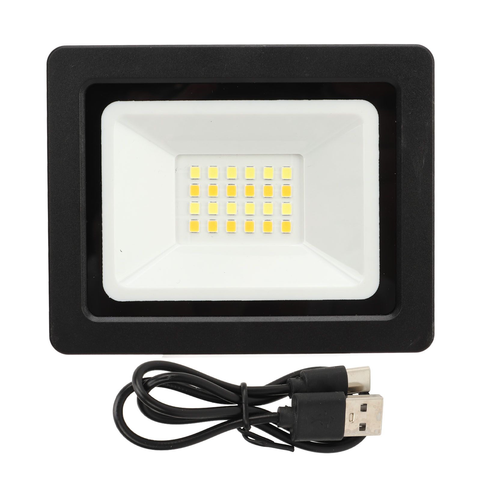 LED Work Light with Hanging Hook 7 Modes Portable 24LED Floodlight Searchlight
