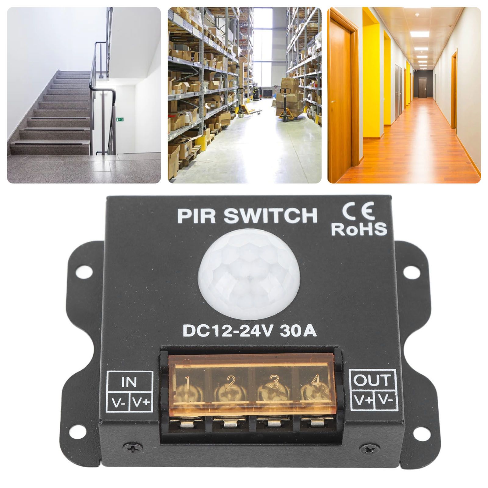 PIR Switch Motion Sensor LED Human Infrared Sensing Controller for Light Strip view 12