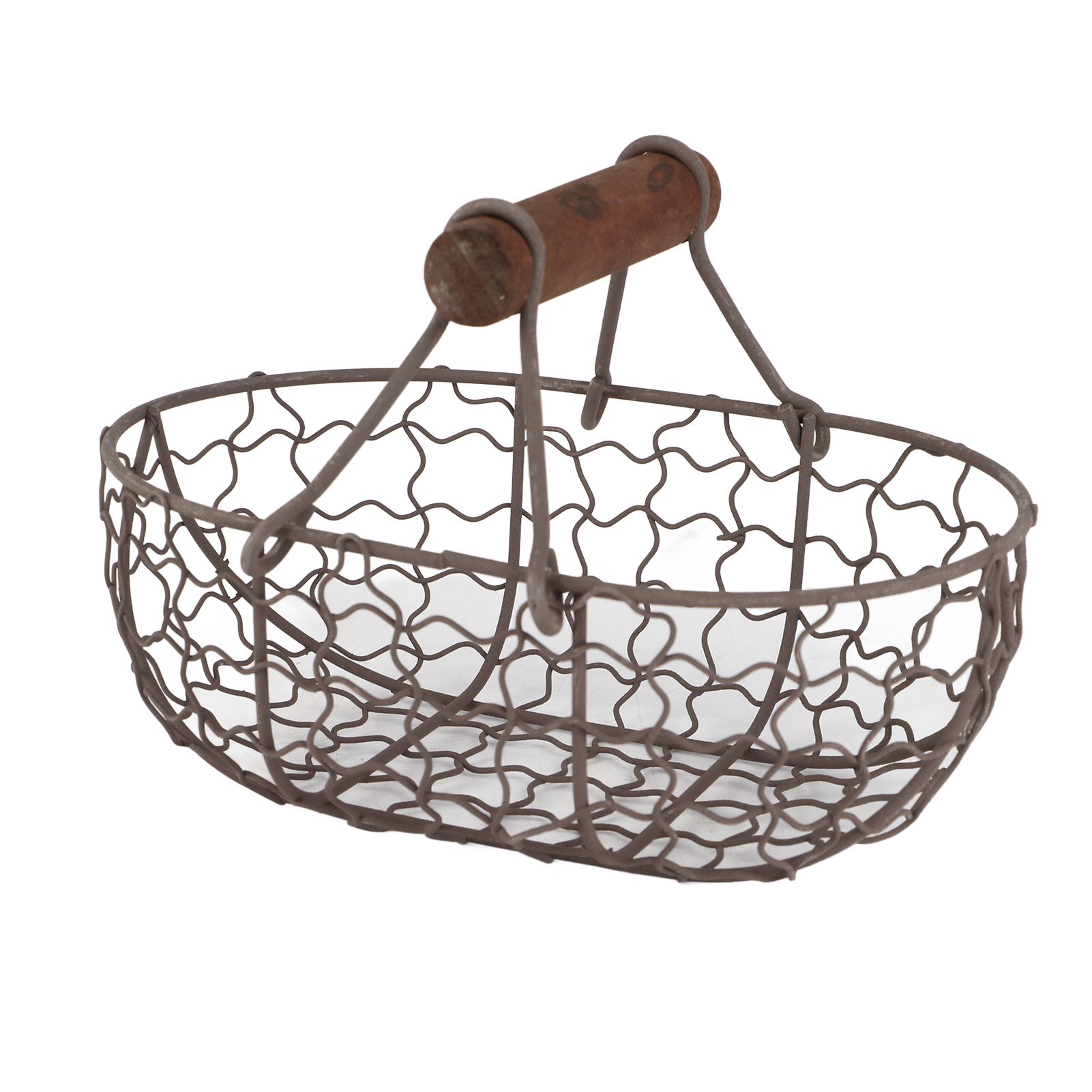 2pcs Flower Girl Basket Wedding Flower Baskets Metal Baskets Home Decor view 4