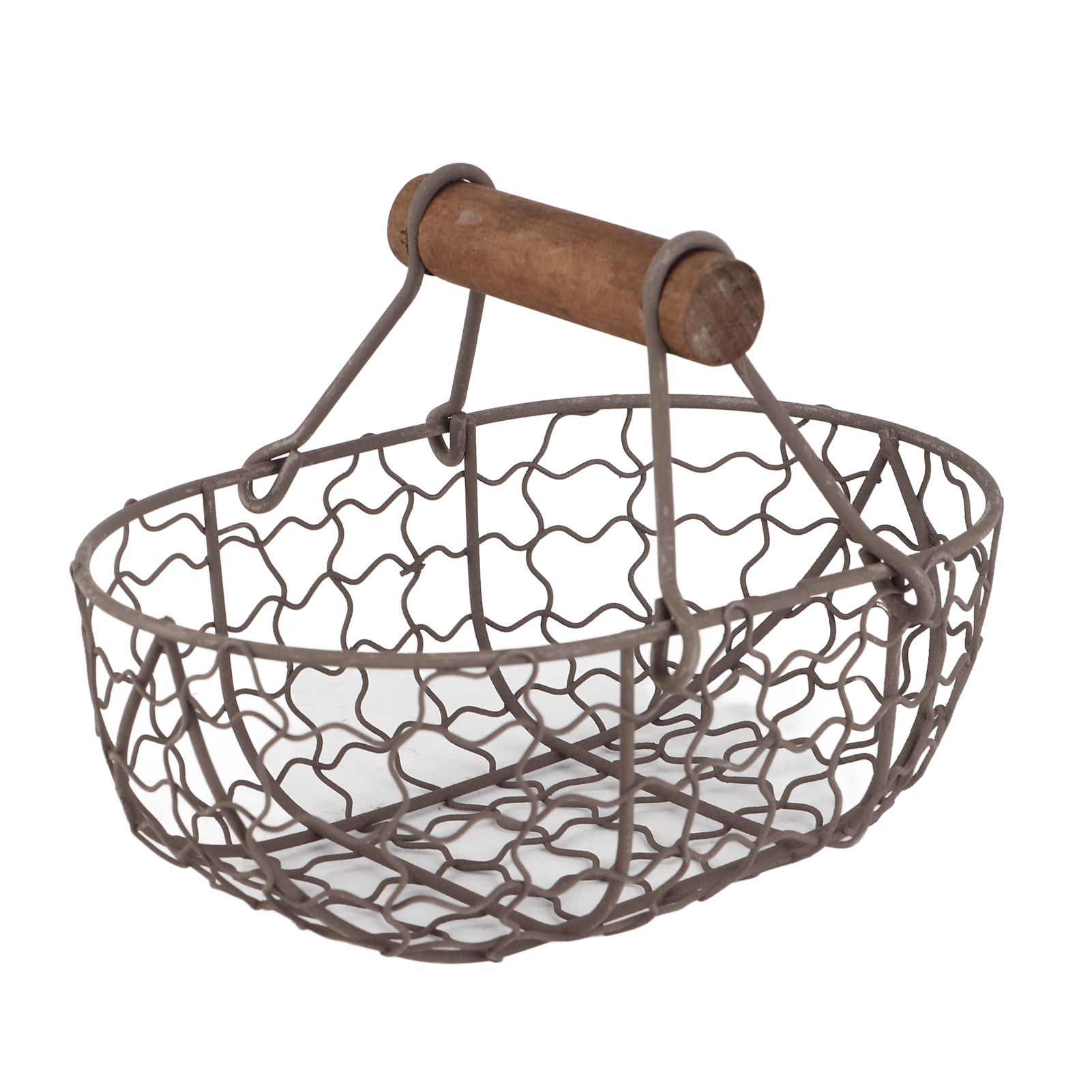 2pcs Flower Girl Basket Wedding Flower Baskets Metal Baskets Home Decor view 6