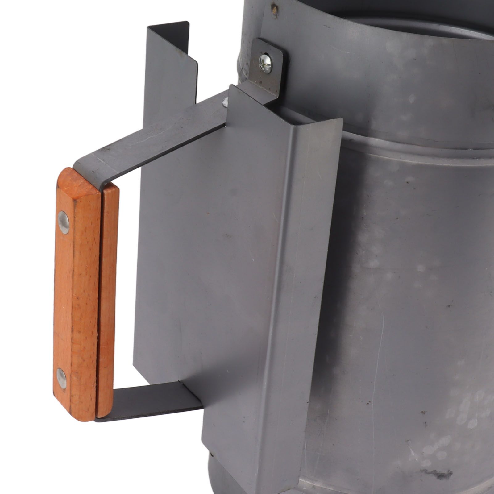 Grill Chimney Starter Wood Handle Compact Barbecue Chimney Starter for Outdoor view 14