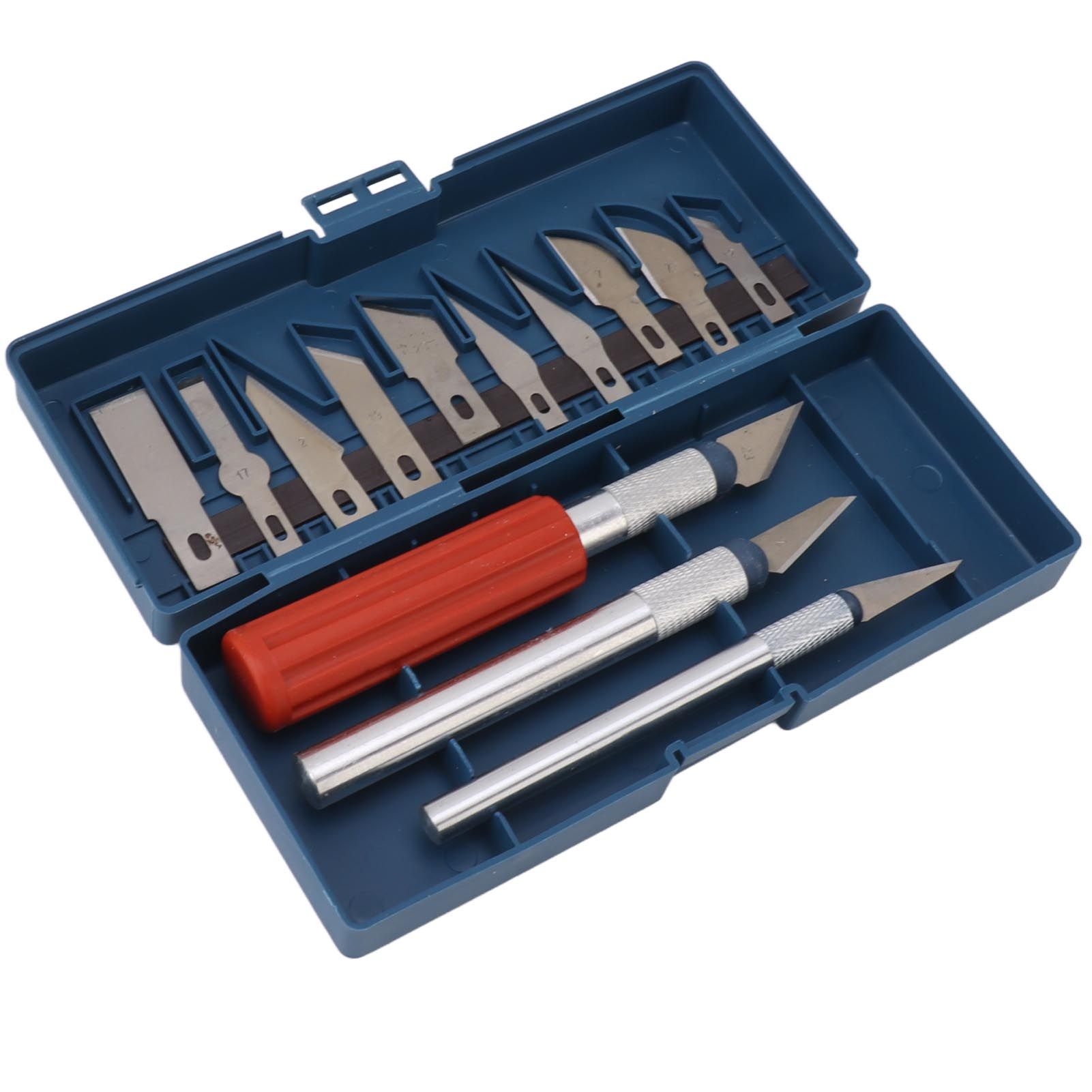 13Pcs Carving Chisel Set Steel Hand Hold Woodworking Whittling Cutter Portable view 7