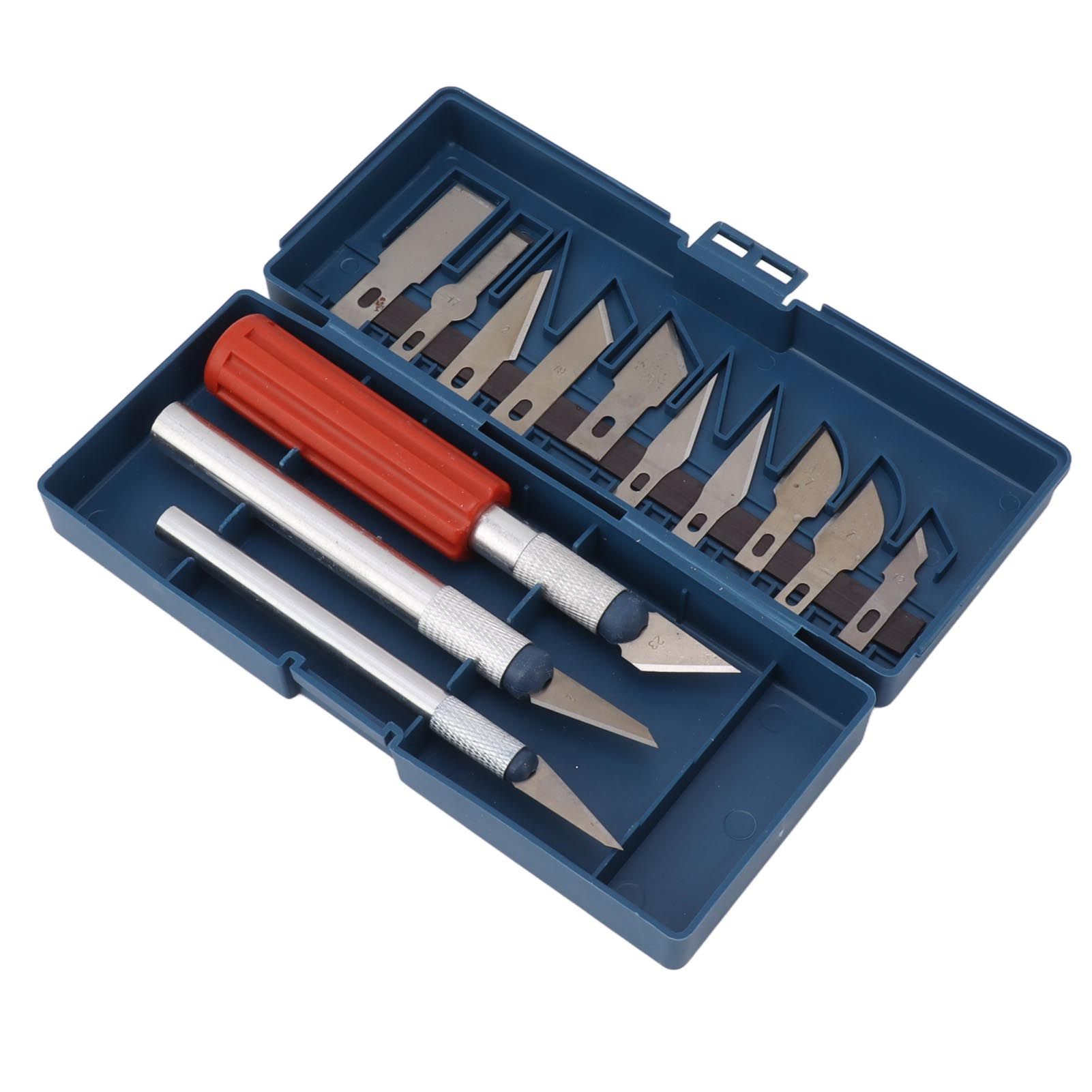 13Pcs Carving Chisel Set Steel Hand Hold Woodworking Whittling Cutter Portable view 9