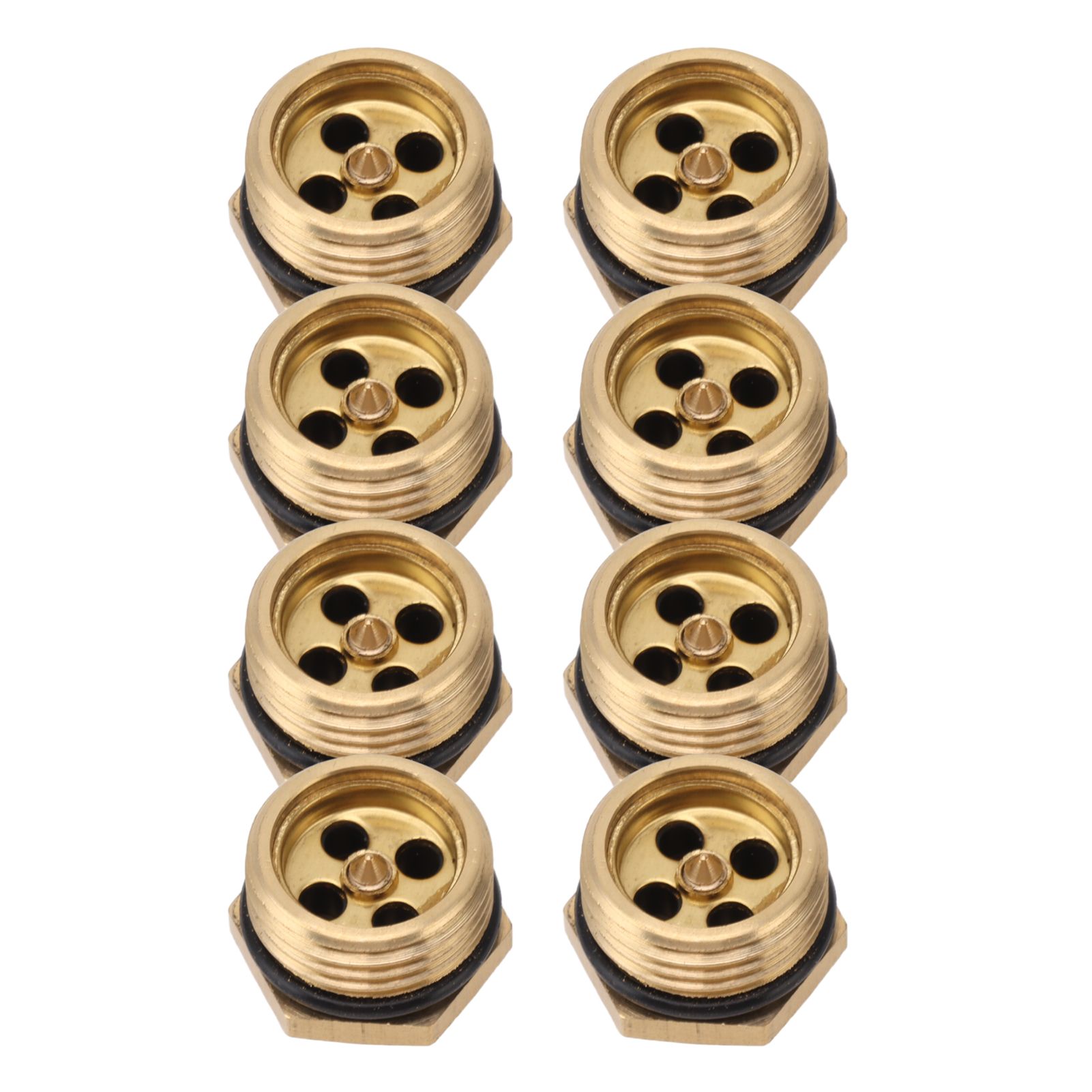 20PCS Brass Misting Nozzles 1/2 Inch Adjustable Dust Removal Cooling Atomizers view 2