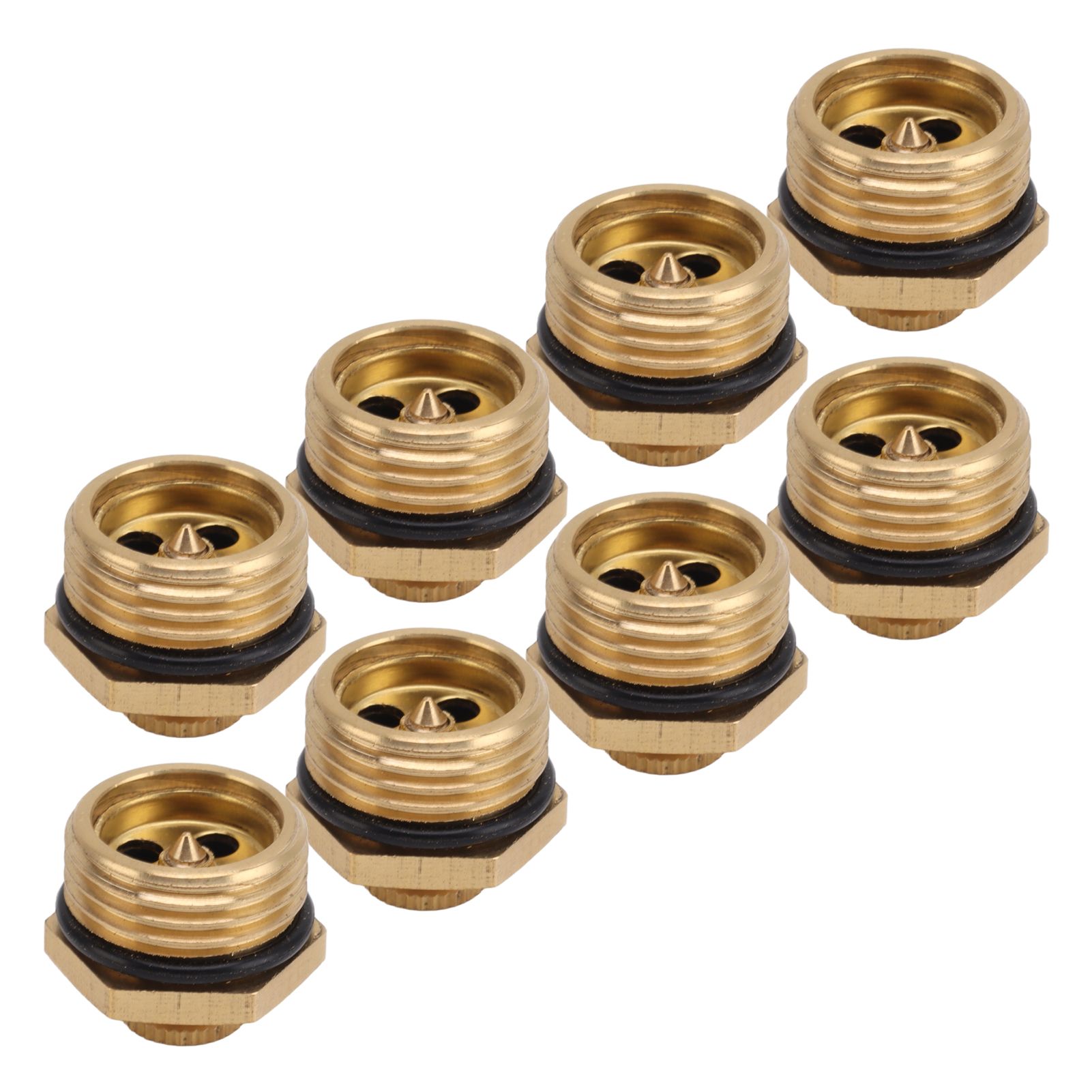 20PCS Brass Misting Nozzles 1/2 Inch Adjustable Dust Removal Cooling Atomizers view 4