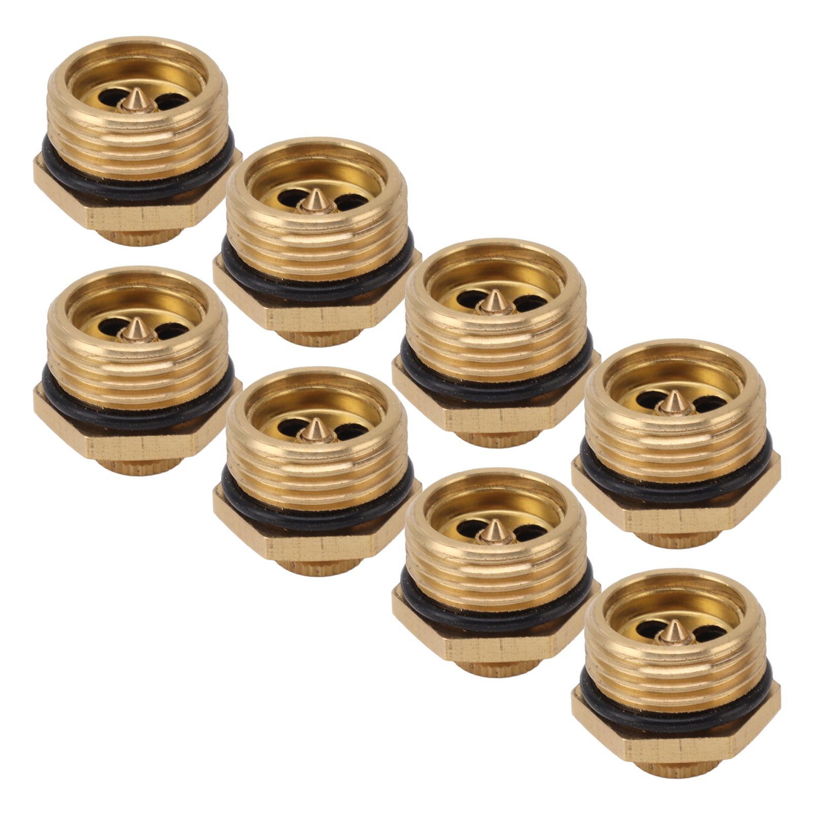 20PCS Brass Misting Nozzles 1/2 Inch Adjustable Dust Removal Cooling Atomizers view 5