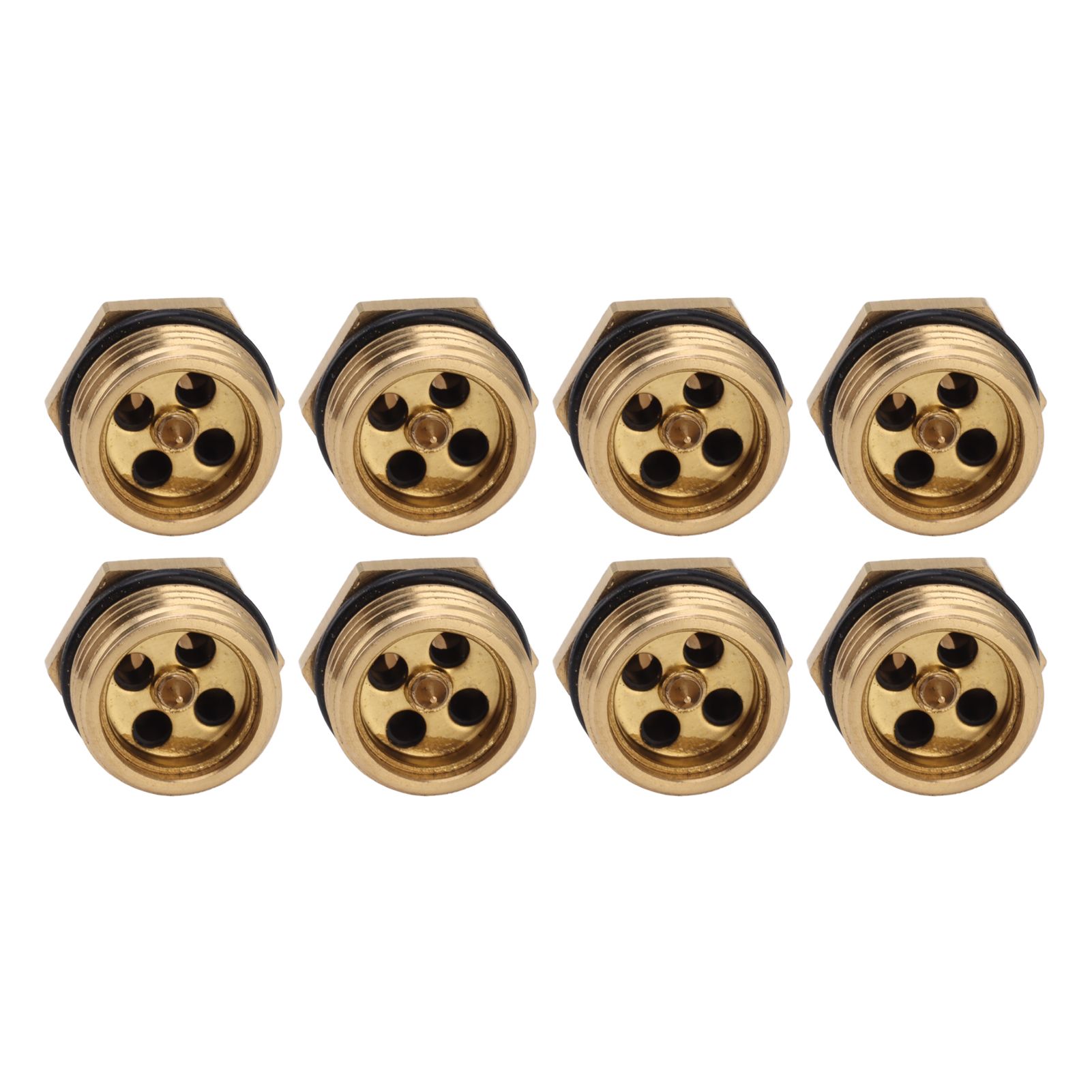 20PCS Brass Misting Nozzles 1/2 Inch Adjustable Dust Removal Cooling Atomizers view 6