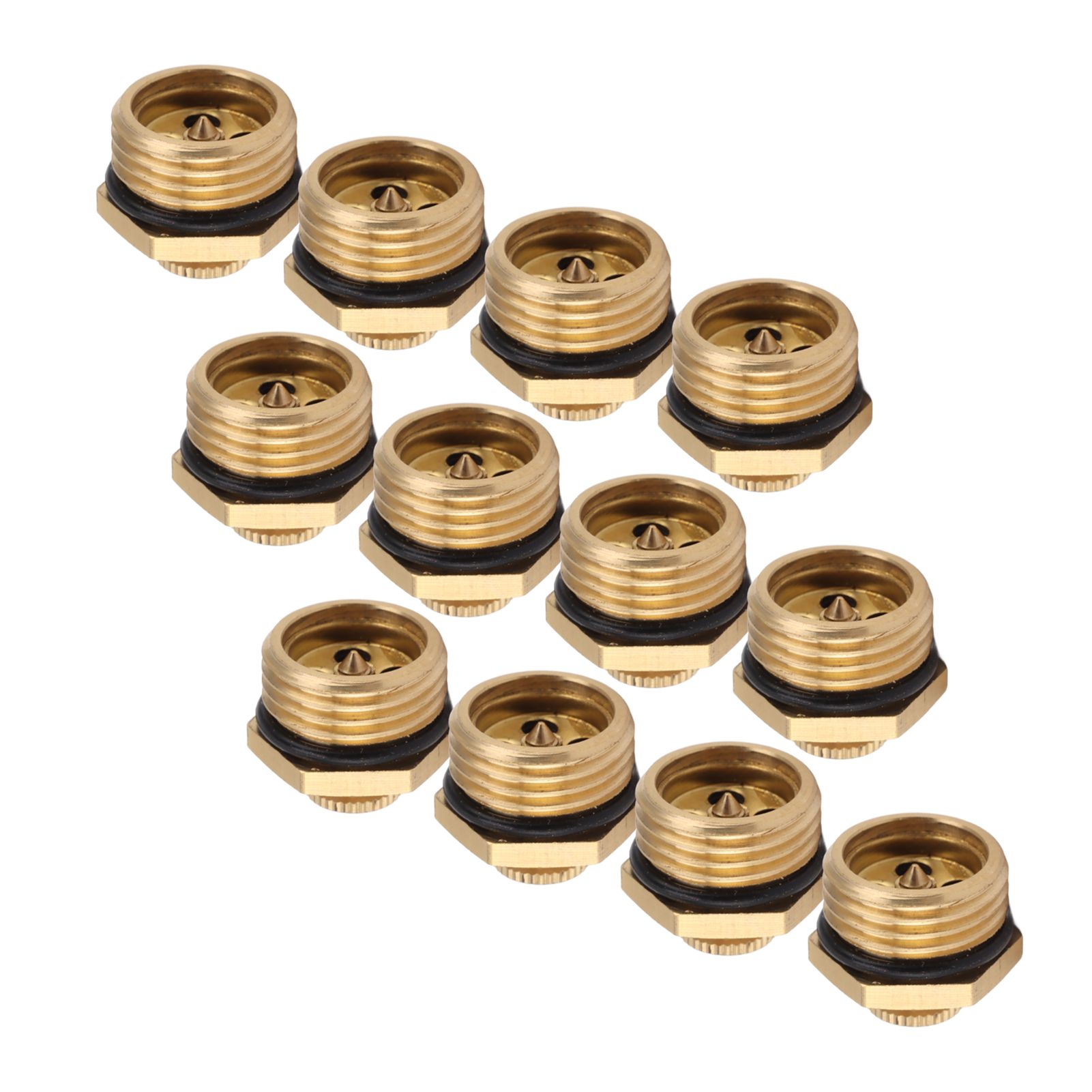 20PCS Brass Misting Nozzles 1/2 Inch Adjustable Dust Removal Cooling Atomizers view 9