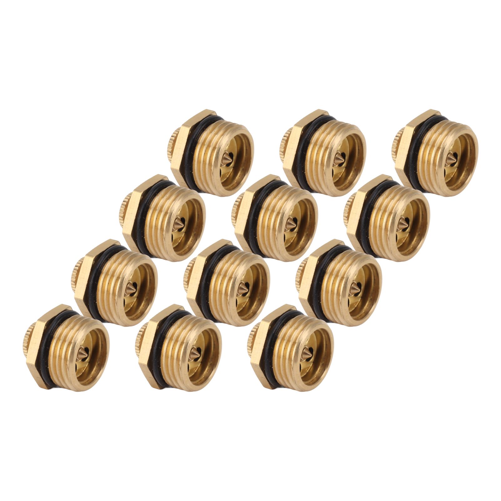 20PCS Brass Misting Nozzles 1/2 Inch Adjustable Dust Removal Cooling Atomizers view 10