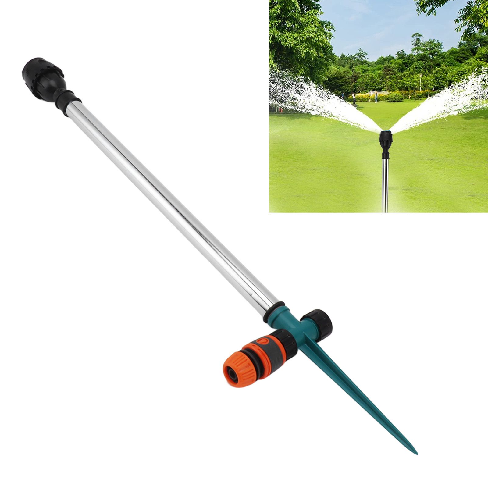 Automatic Rotating Sprinkler 360 Degree Rotation Unipod Sprinkler for Yard view 11