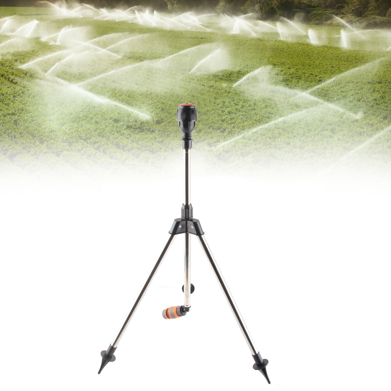 Tripod Sprinkler Automatic 360 Degree Rotating Irrigation Nozzle Agriculture view 11