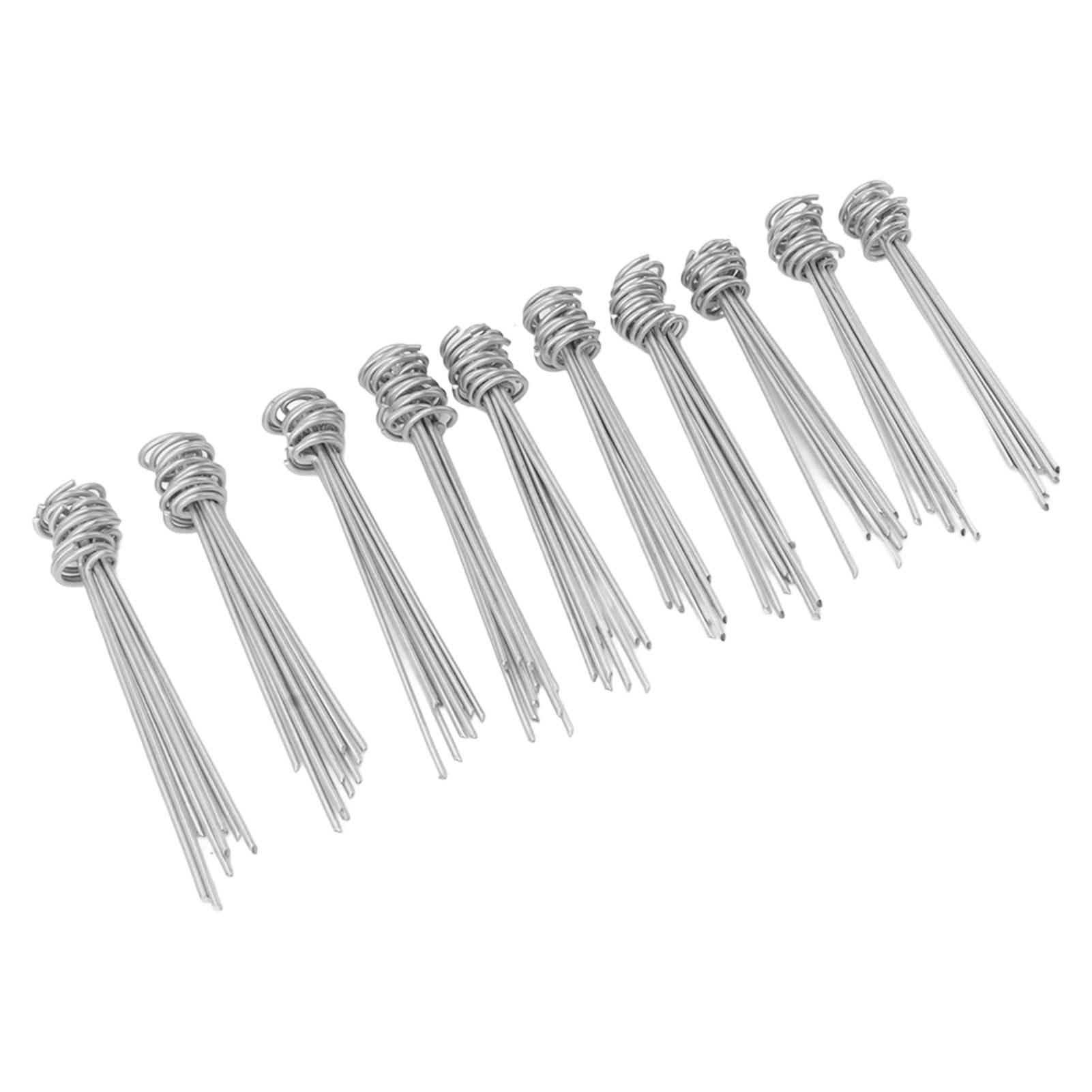 100PCS Ground Nail Galvanized Iron Rust Proof Artificial Turf Stakes for Weed view 4