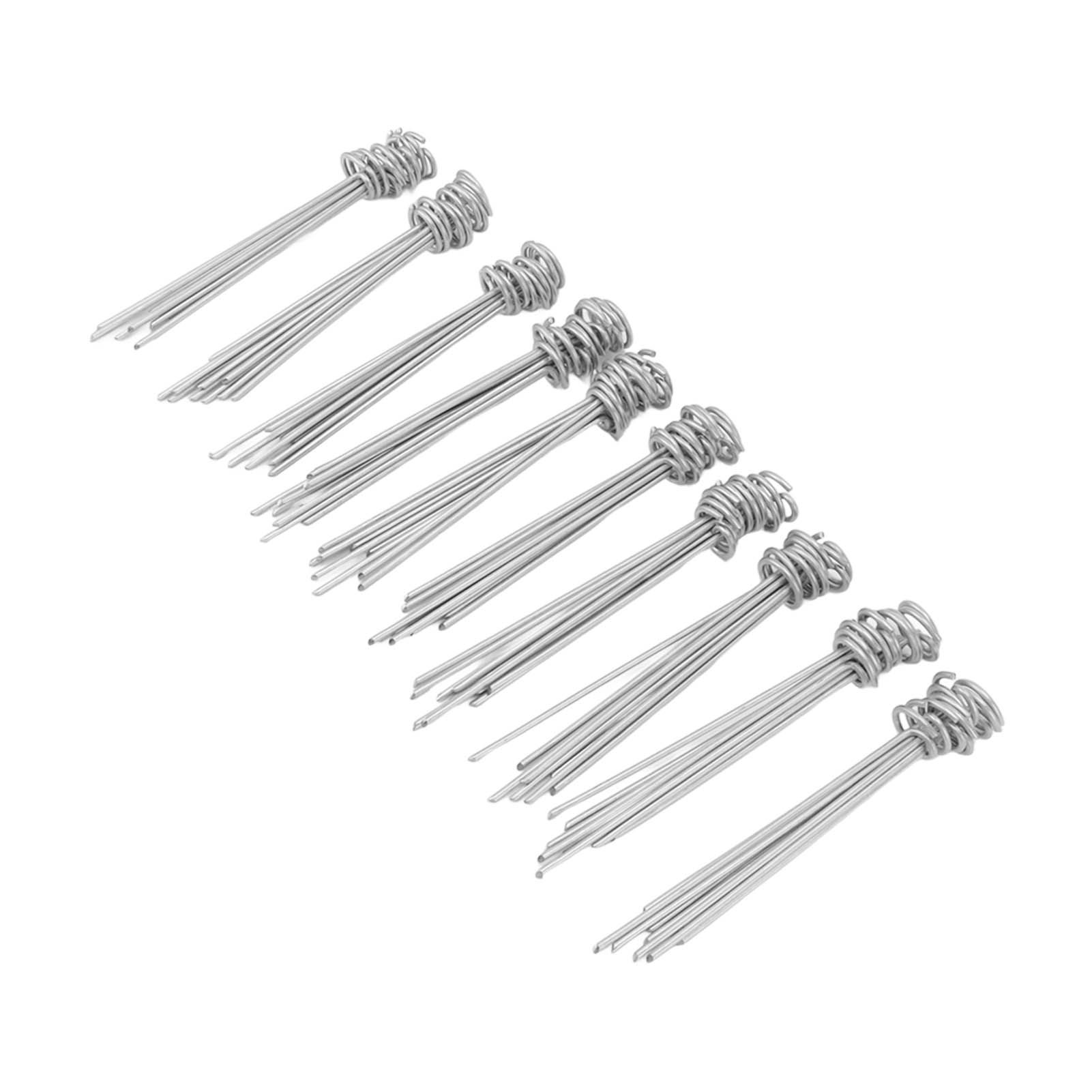 100PCS Ground Nail Galvanized Iron Rust Proof Artificial Turf Stakes for Weed view 6