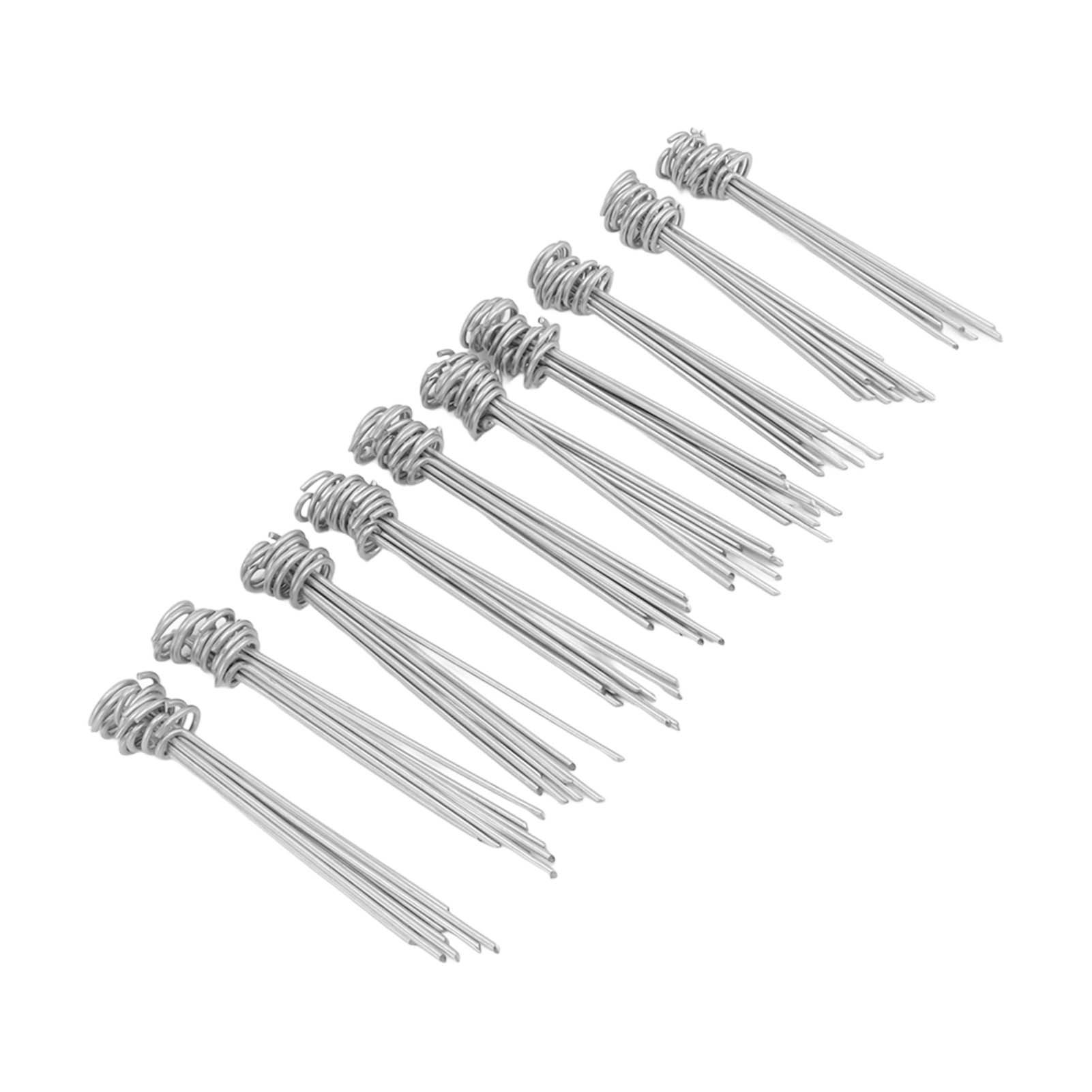 100PCS Ground Nail Galvanized Iron Rust Proof Artificial Turf Stakes for Weed view 7