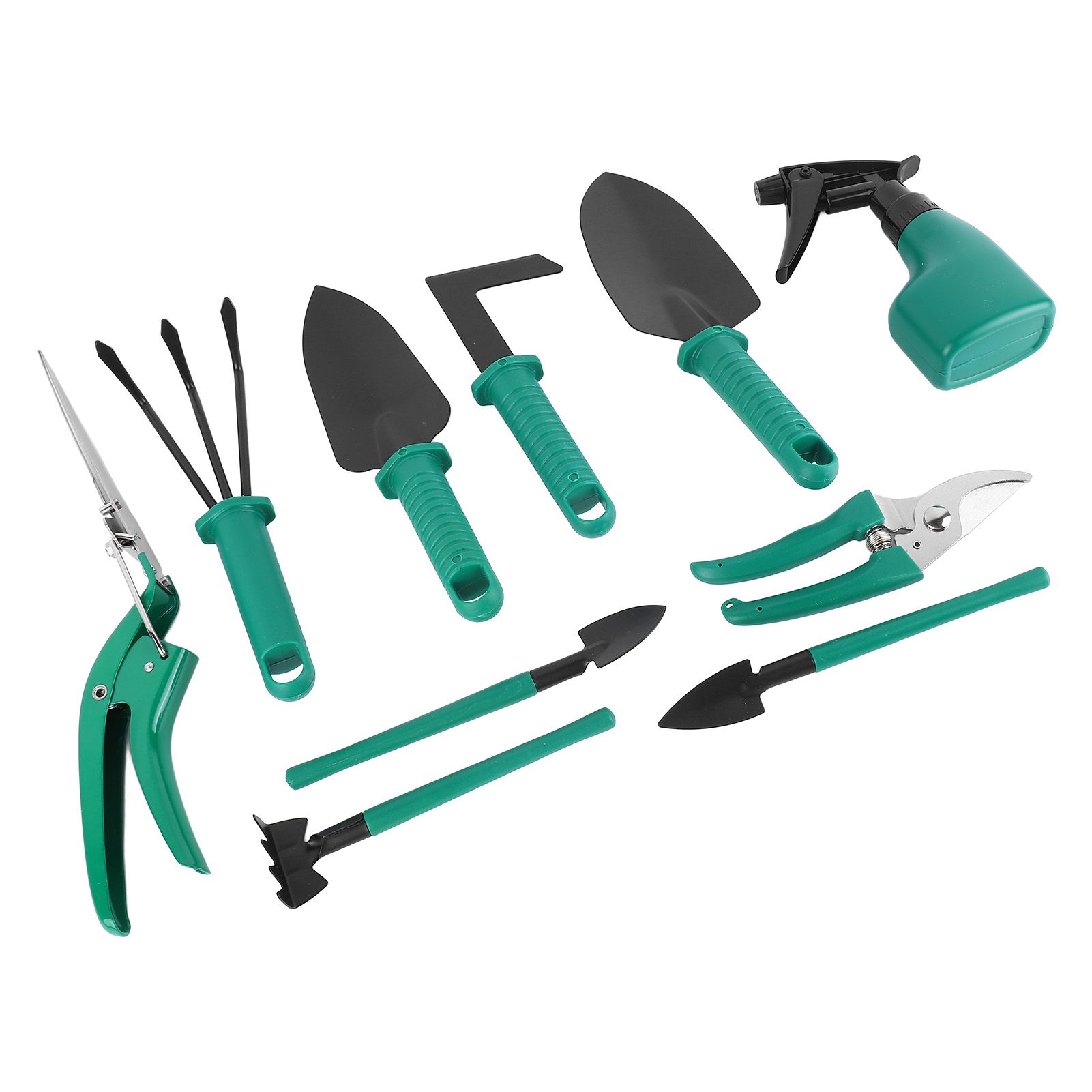 Gardening Garden Tools 10 Piece Set Scissors Spades Shovels Spray Cans view 6