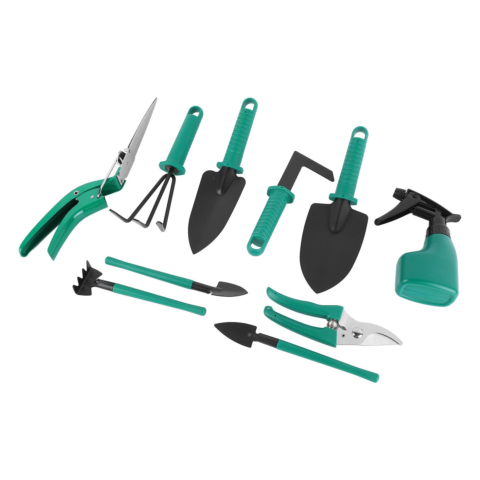 Gardening Garden Tools 10 Piece Set Scissors Spades Shovels Spray Cans view 13