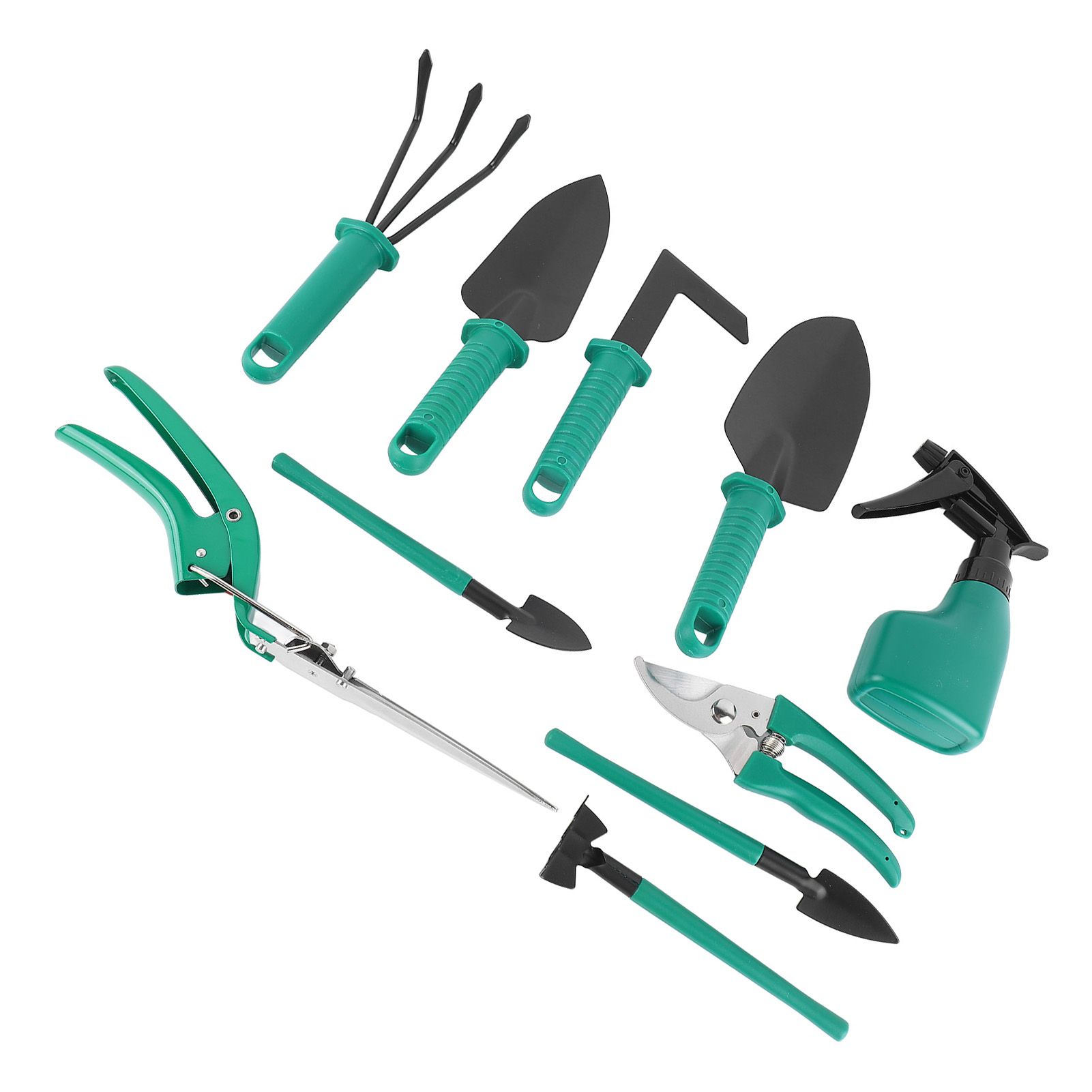 Gardening Garden Tools 10 Piece Set Scissors Spades Shovels Spray Cans view 14