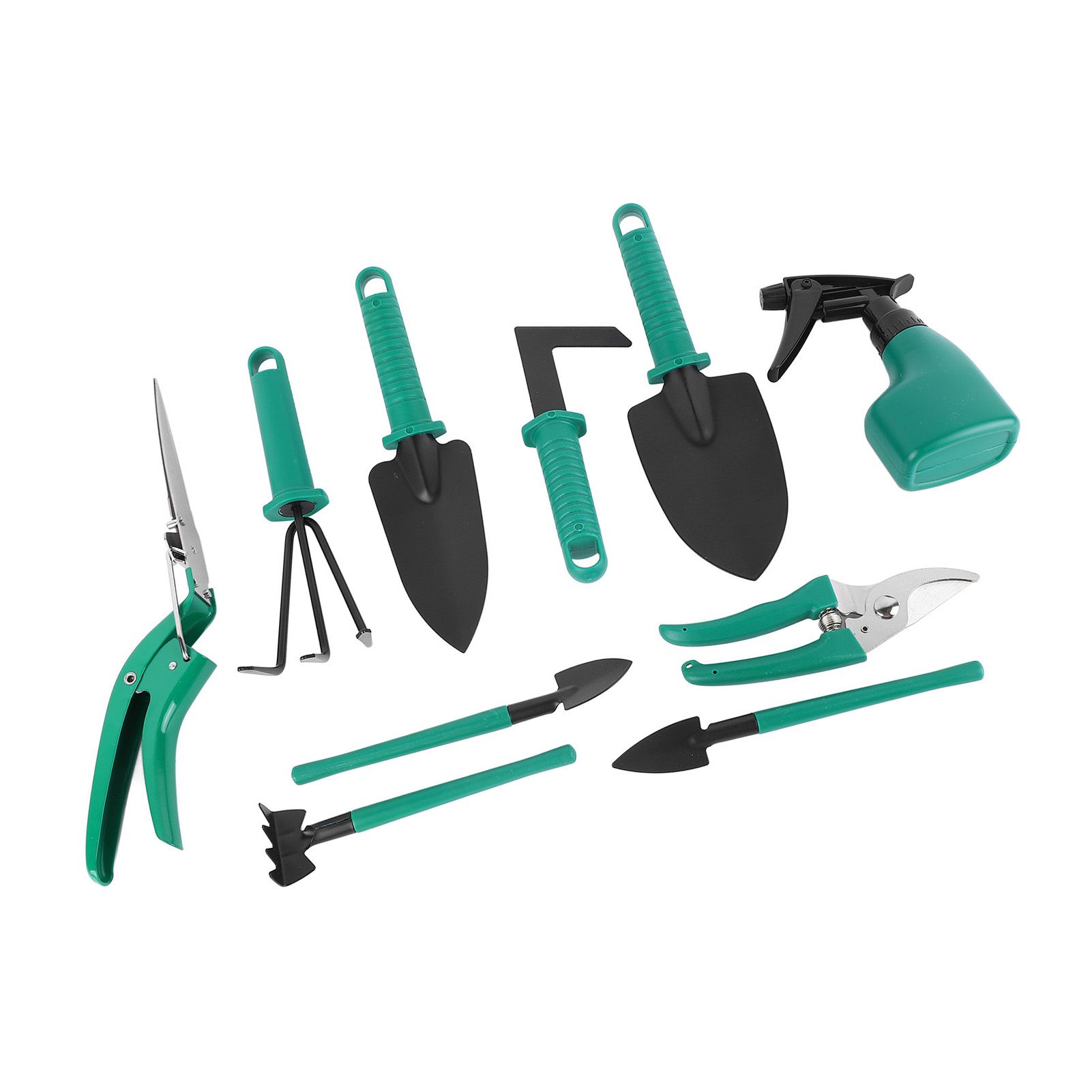 Gardening Garden Tools 10 Piece Set Scissors Spades Shovels Spray Cans view 15