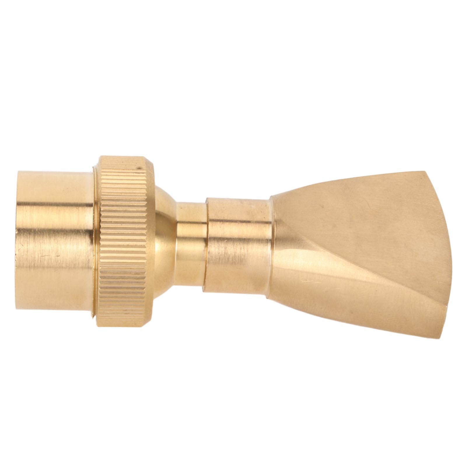 Fountain Nozzle Brass G3/4 Female Thread 25mm Narrow Fan Shaped Pond Sprinkler view 7