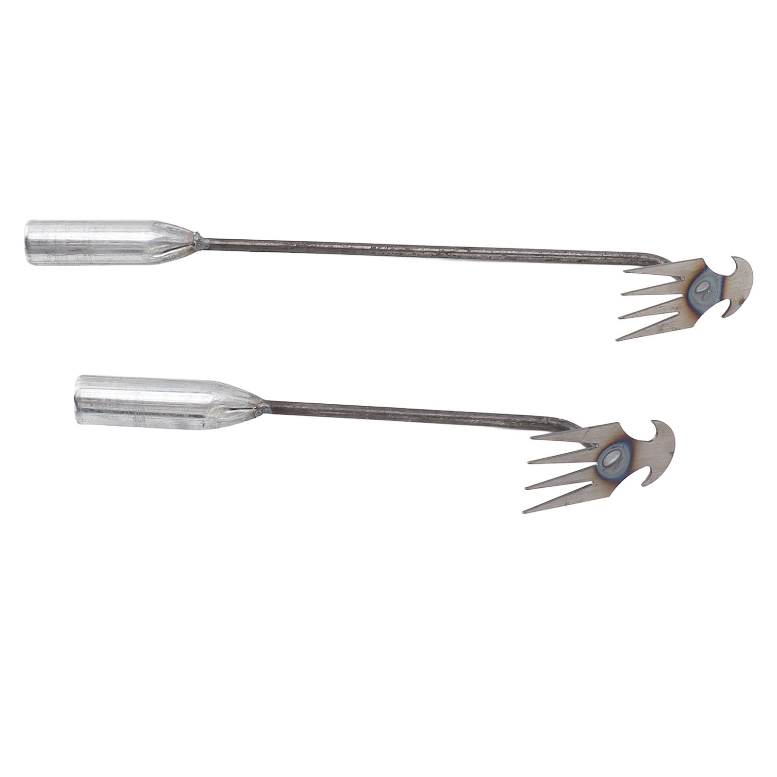2Pcs Weeding Artifact Uprooting Weeding Tool 4 Teeth Dual Purpose Weeder Weed view 2
